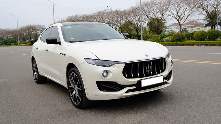 Maserati Levante 2017 màu trắng nội thất đỏ