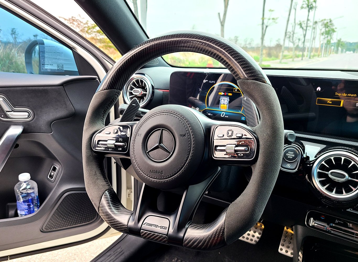 Mercedes A35 4matic 2021 (Trắng/nội thất nâu)