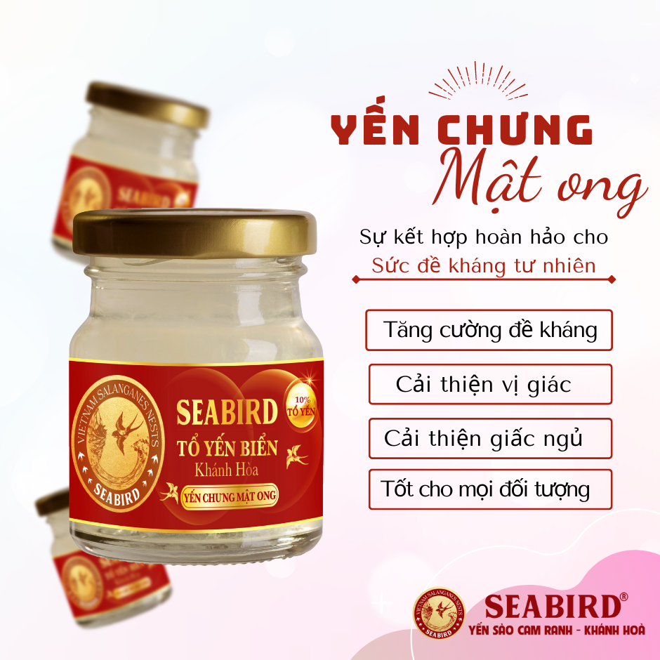 Công dụng của tổ yến biển chưng mật ong