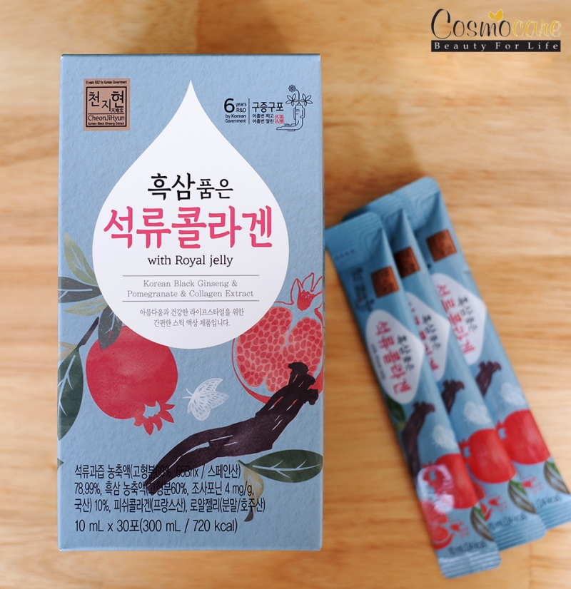 Nước Hắc sâm collagen lựu Cheonjihyun