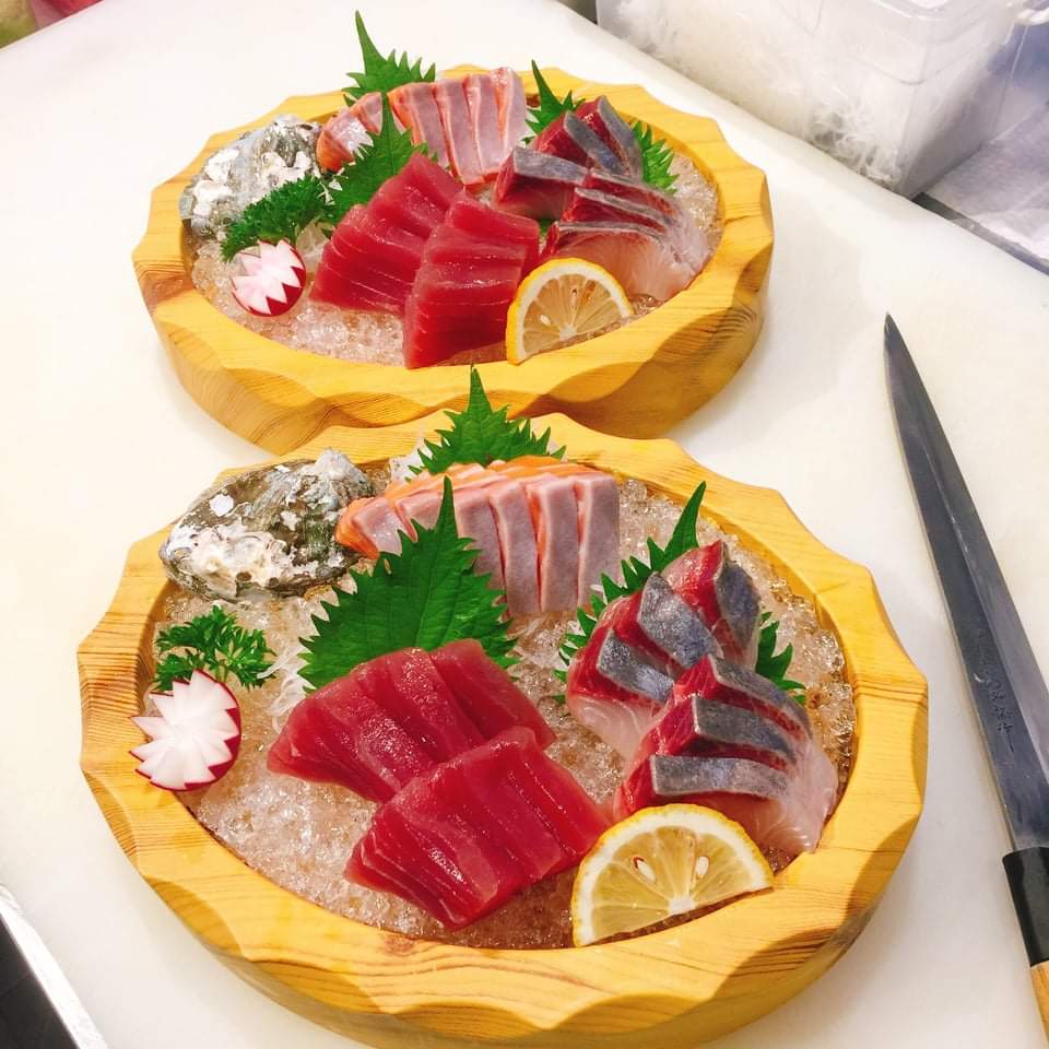 Khay sushi, sashimi giả gỗ SL-183C/ SL-184C/ SL-185C