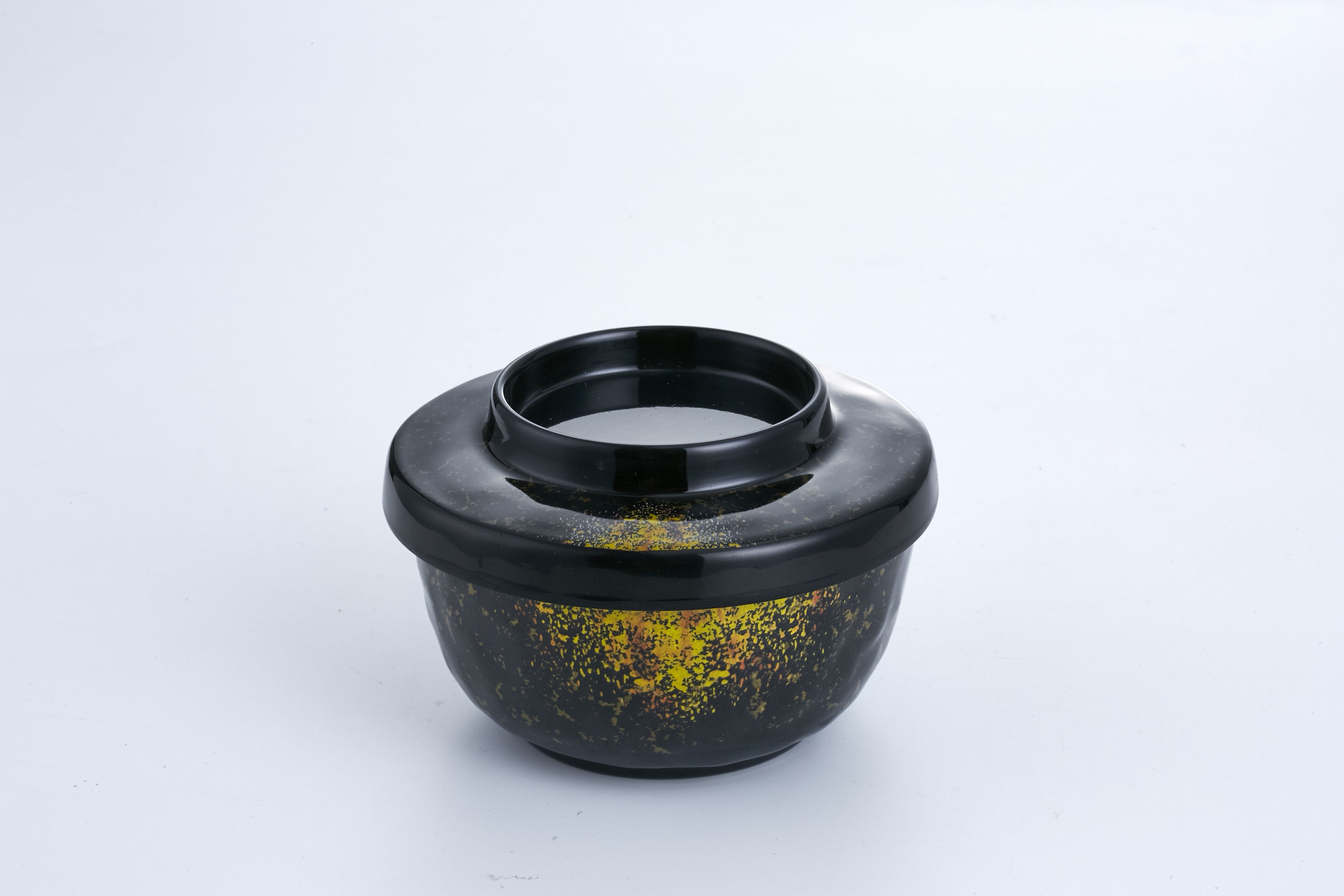 Chén súp đen chấm ánh vàng SC0338