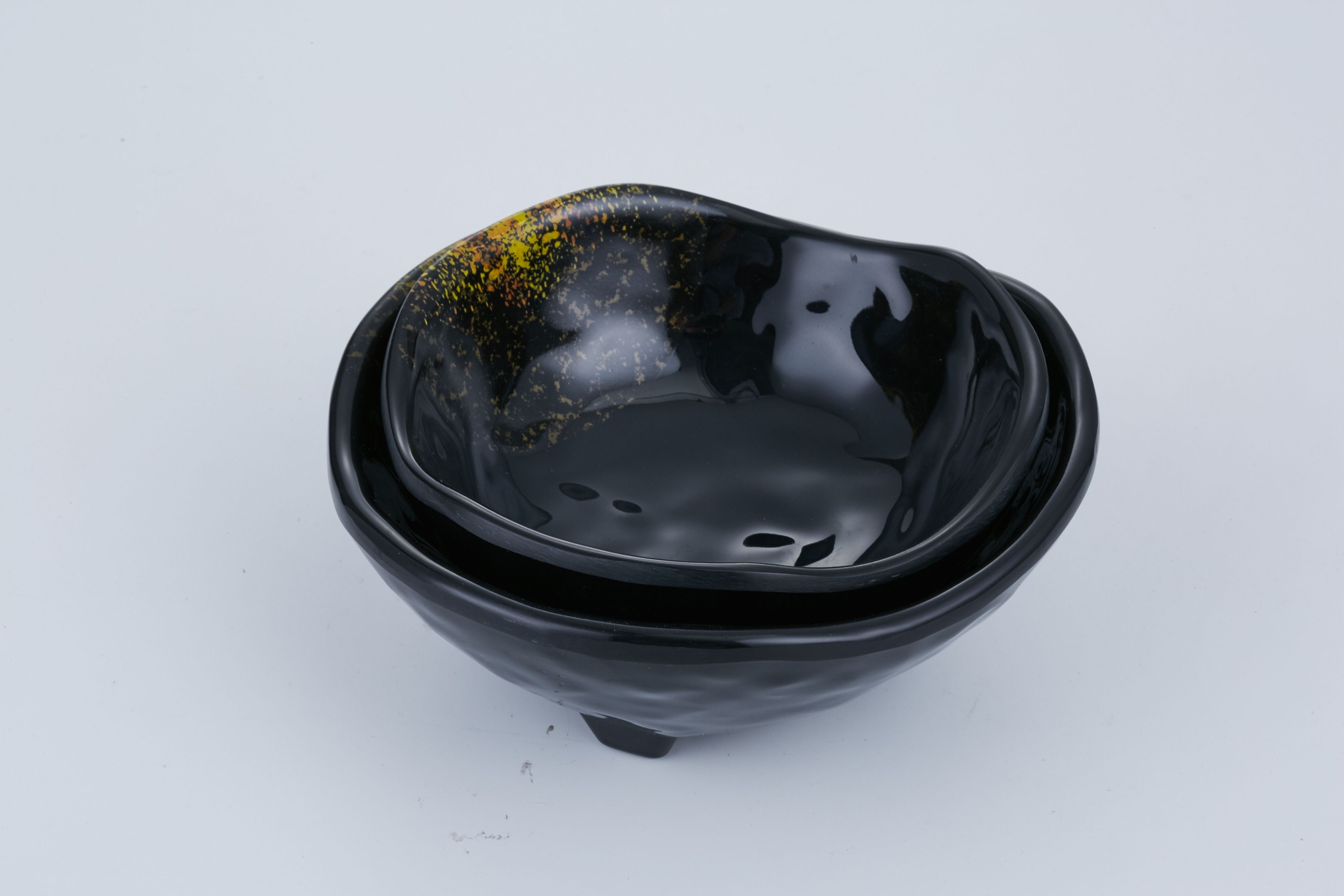 Chén đen chấm ánh vàng SC0347, SC0348