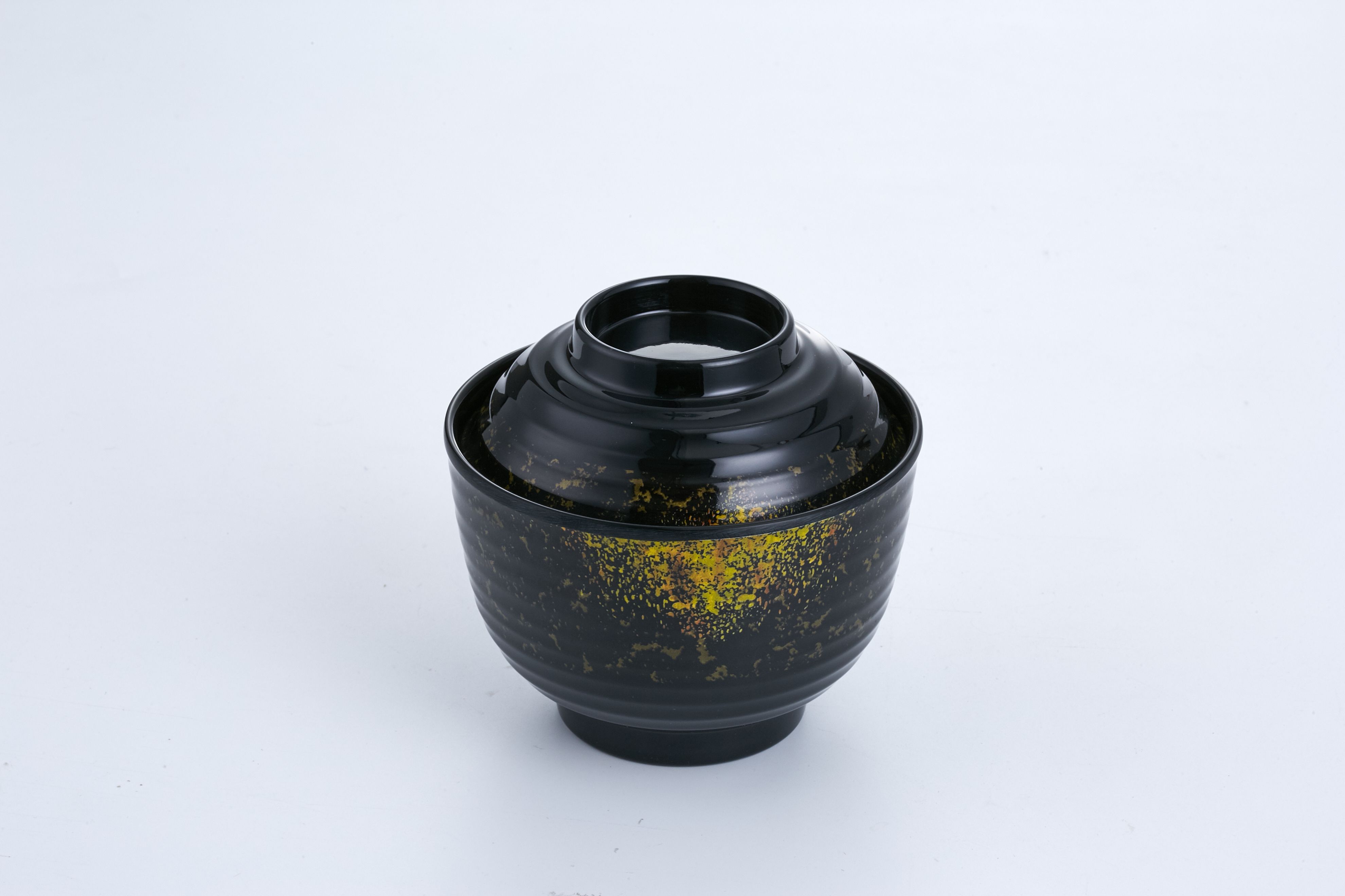 Chén soup đen ánh vàng SC0428