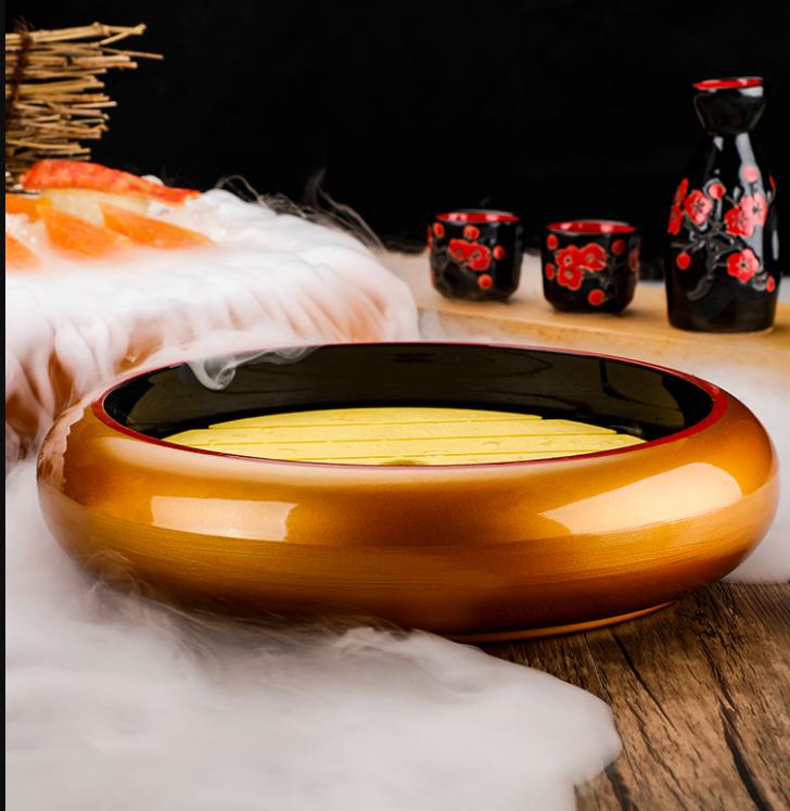 Khay tròn trang trí Sushi, Sashimi: SL-1021-F