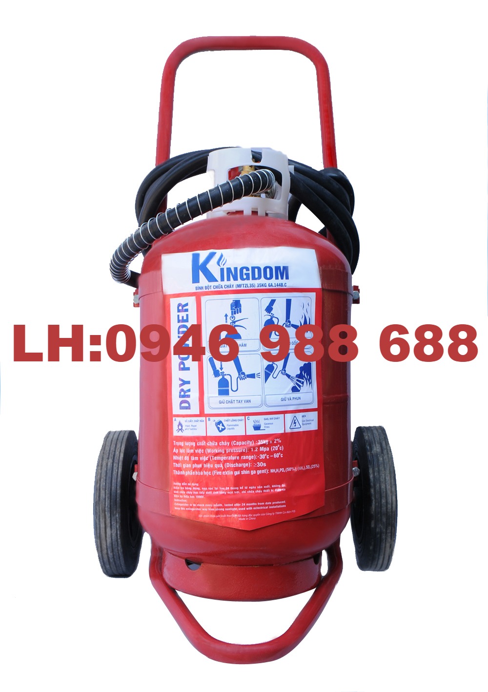 Bình chữa cháy Kingdom 35 kg MFTZL35 BC tại huyện Hoài Đức Hà Nội