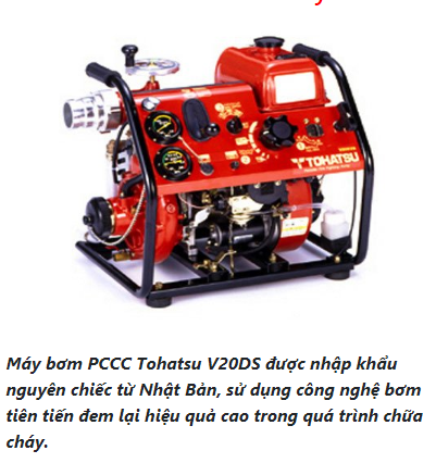 Máy bơm PCCC Tohatsu V20DS