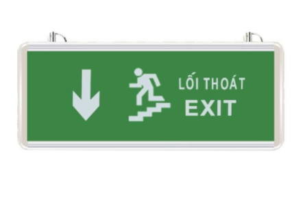 ĐÈN EXIT THOÁT NẠN CHỈ XUỐNG