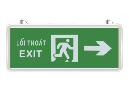 ĐÈN EXIT THOÁT NẠN CHỈ PHẢI