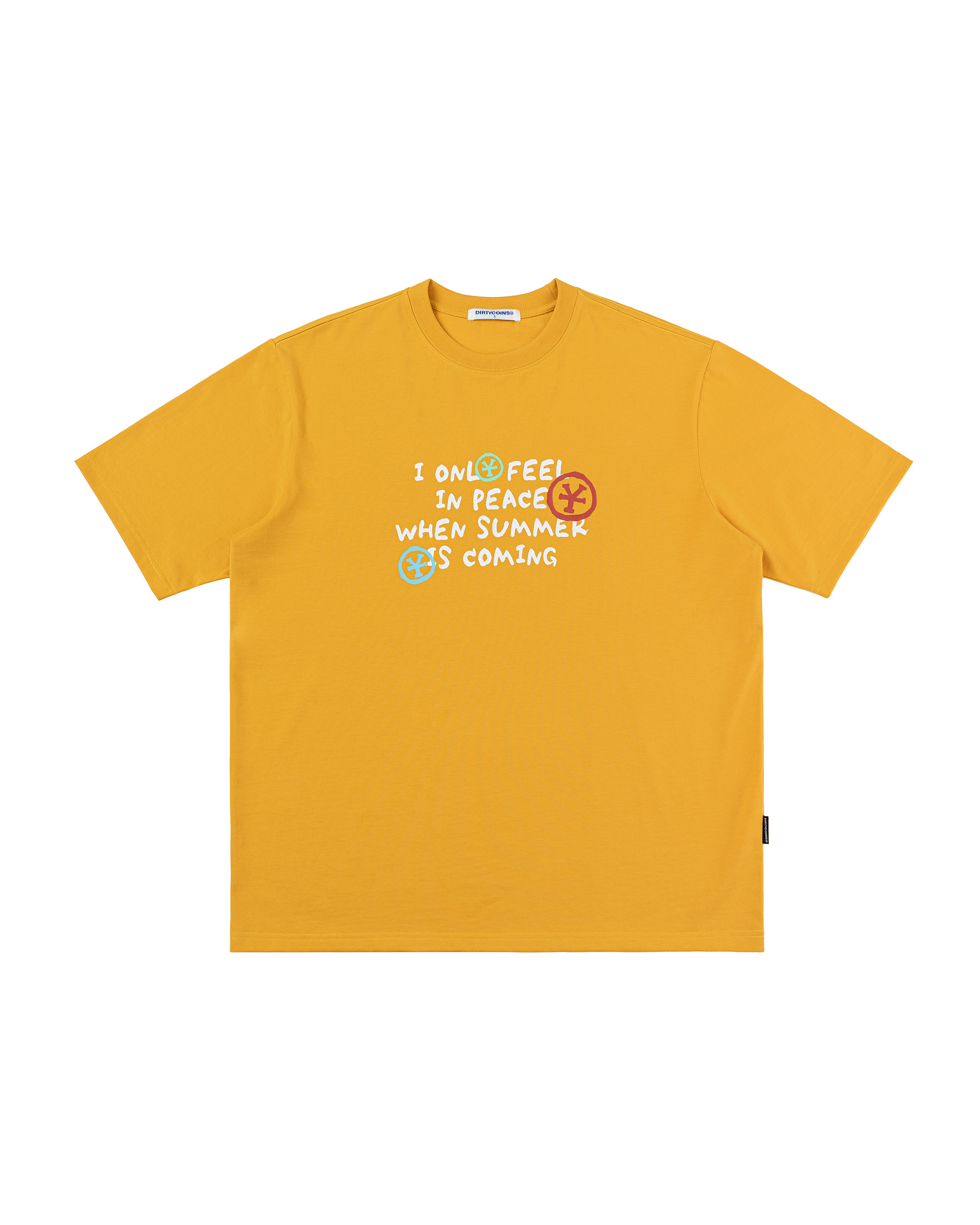 Feelin Peace T-shirt - Yellow