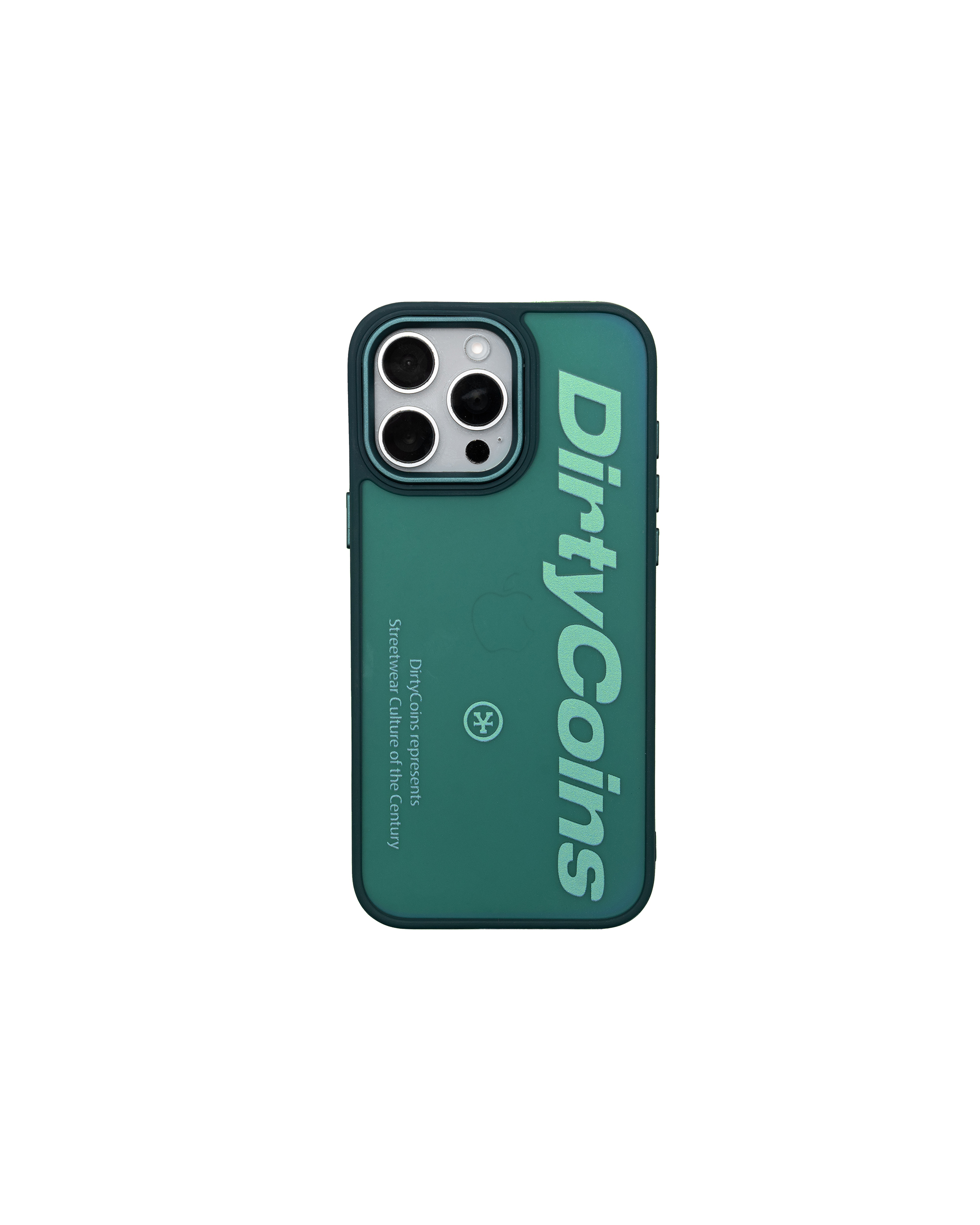Matte DirtyCoins Logo Type Green Iphone Case