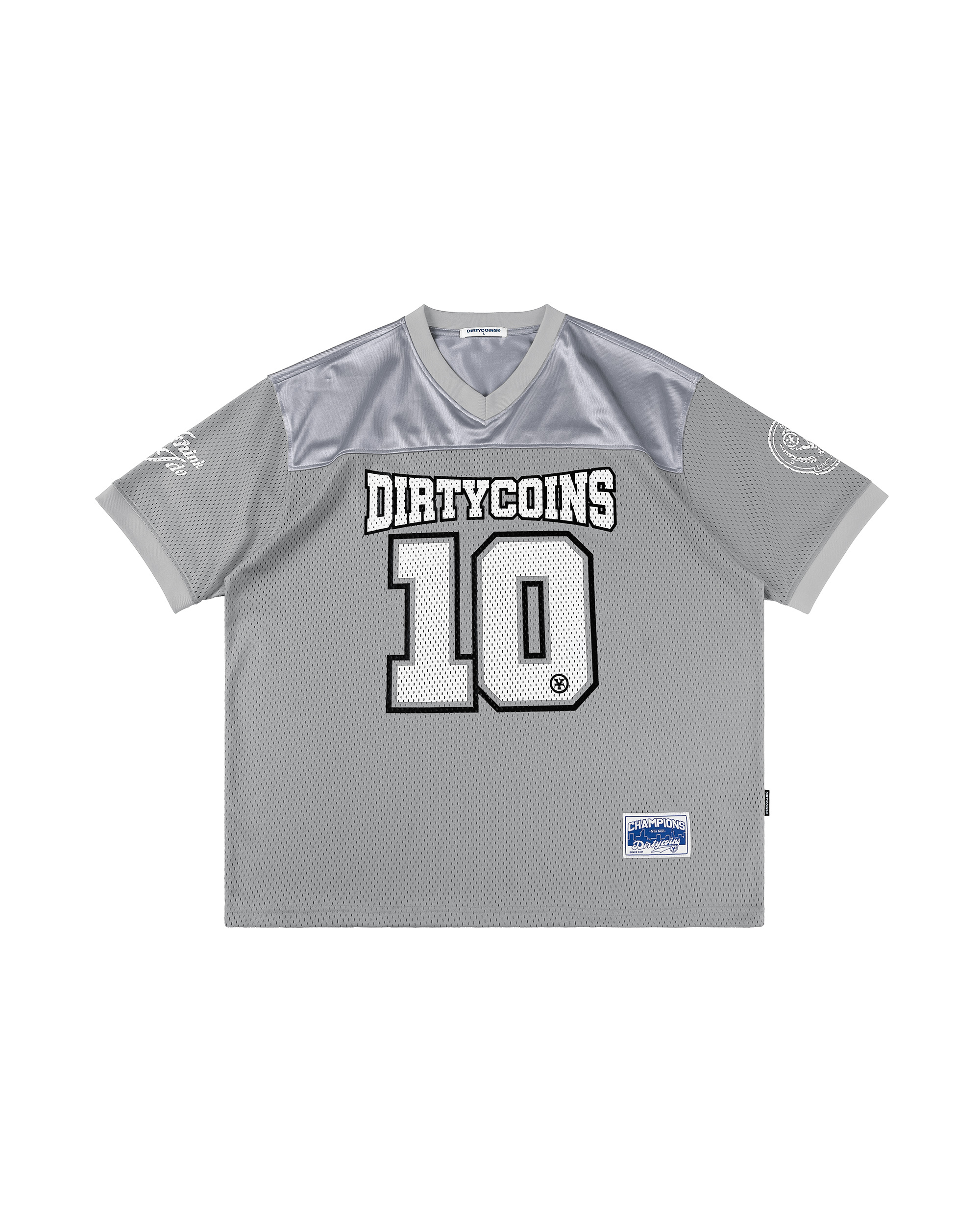 Logo Football Jersey - Grey