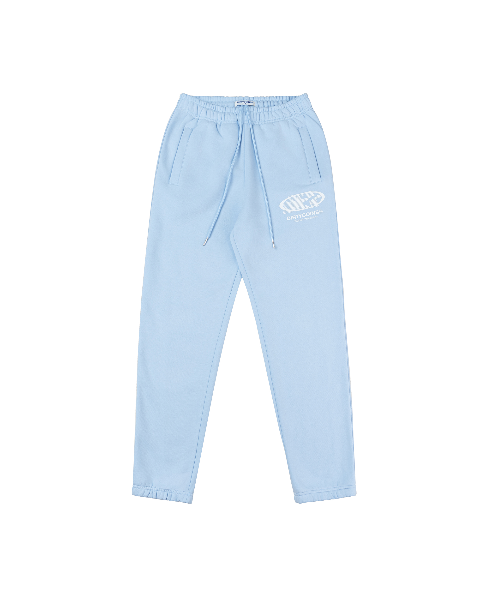 DirtyCoins Star Sweatpants - Baby Blue