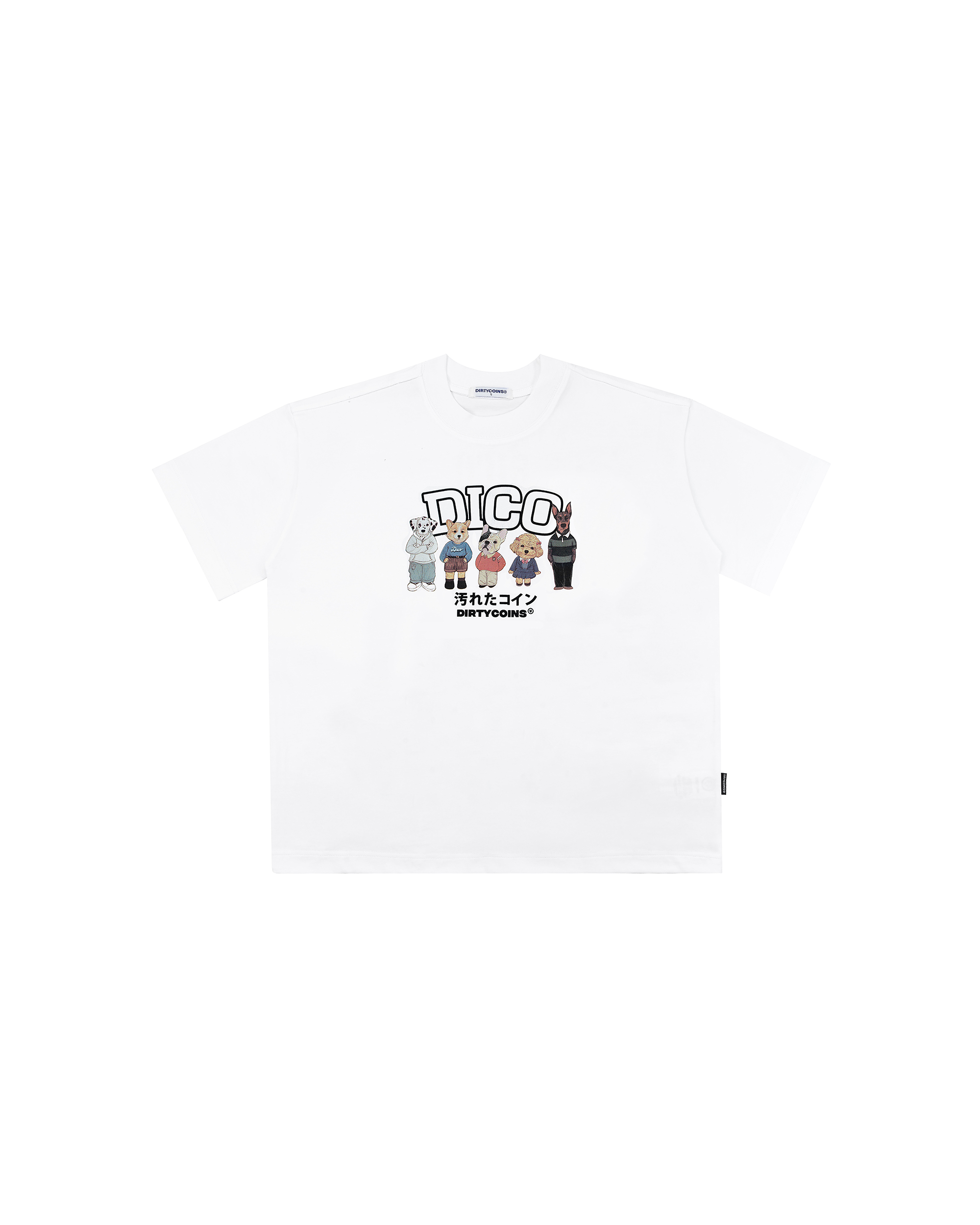 Puppies Hangouts Relaxed Boxy T-shirt White