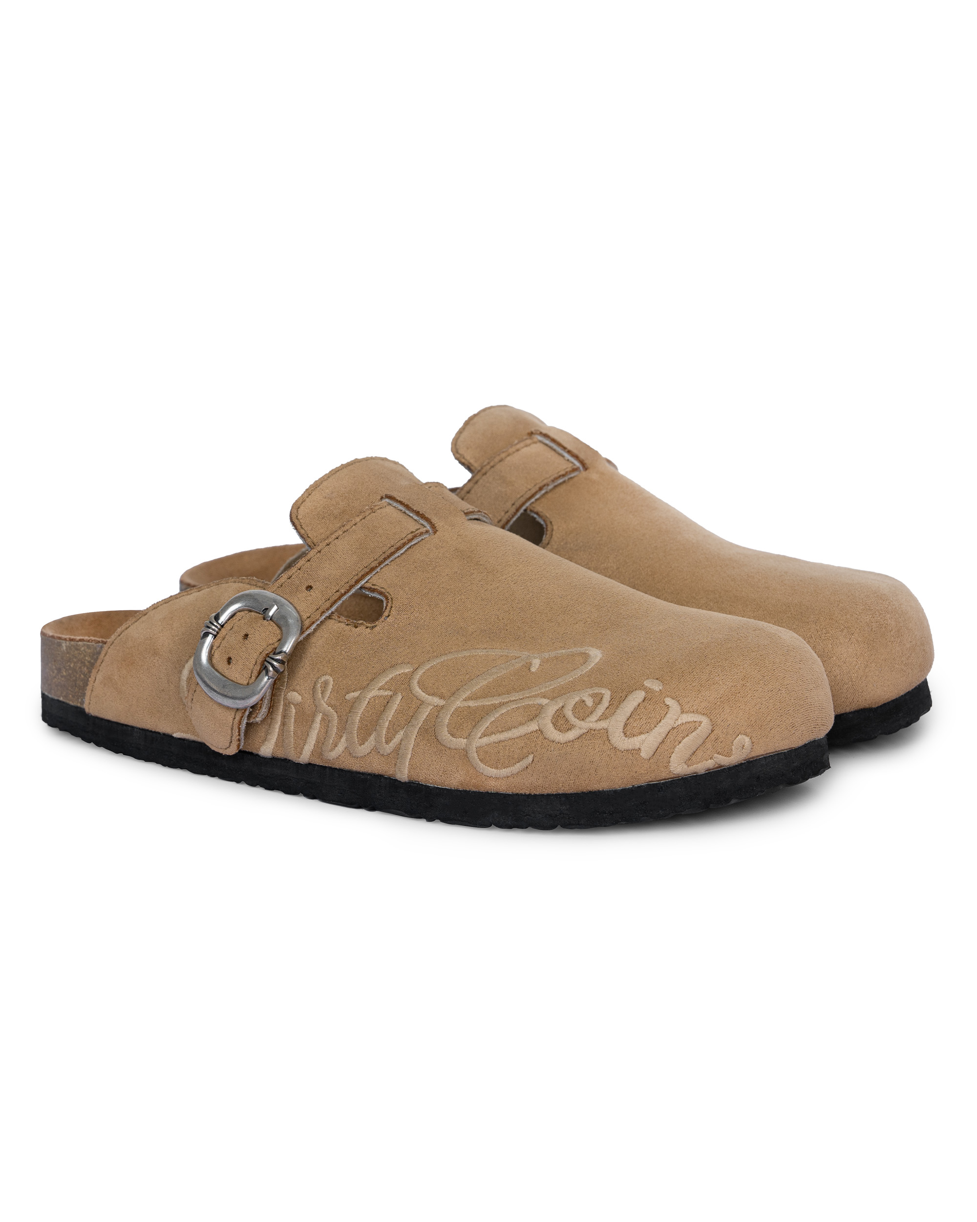 DirtyCoins Script Boston Mules Tan
