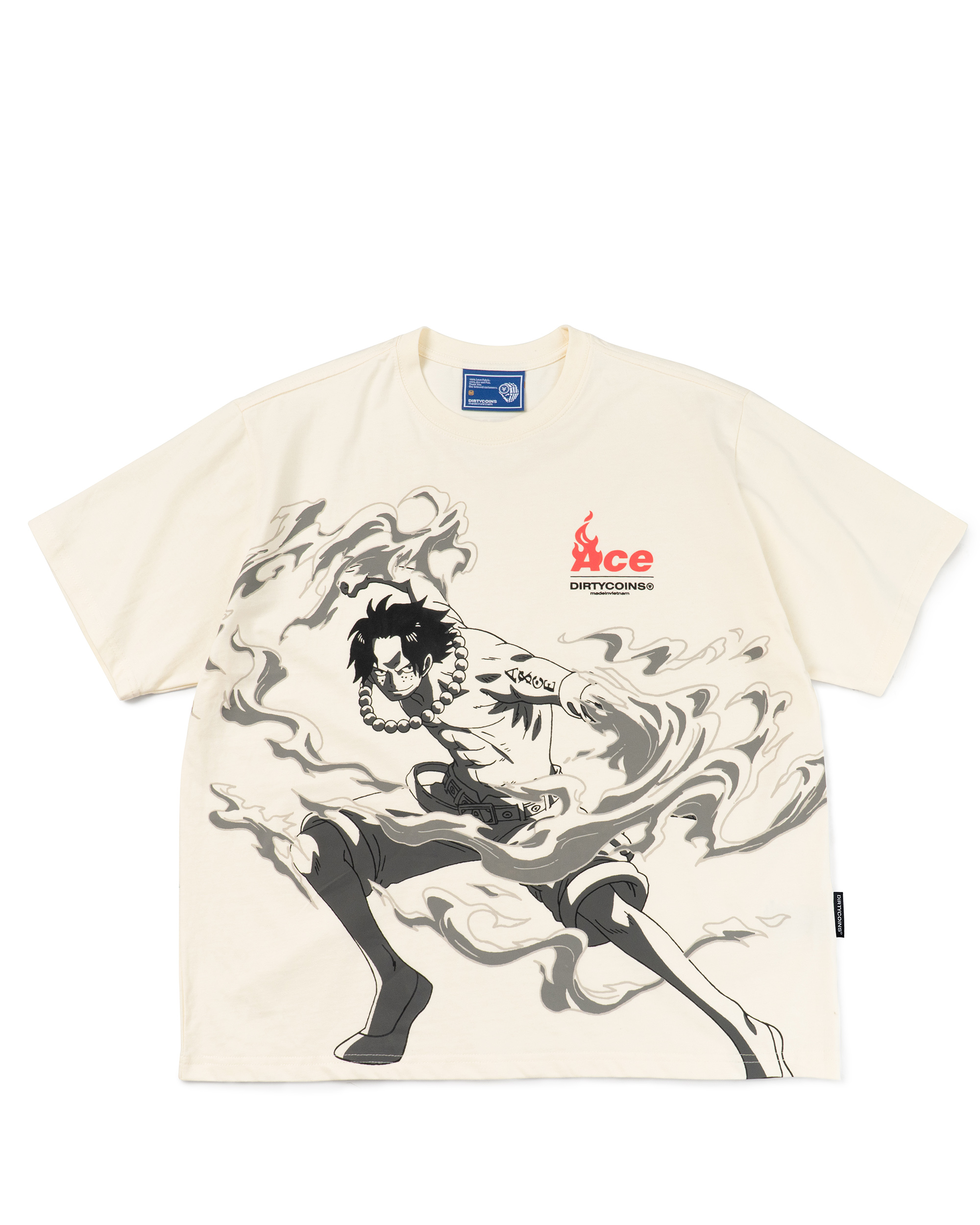 DC x OP Ace T-shirt - Cream