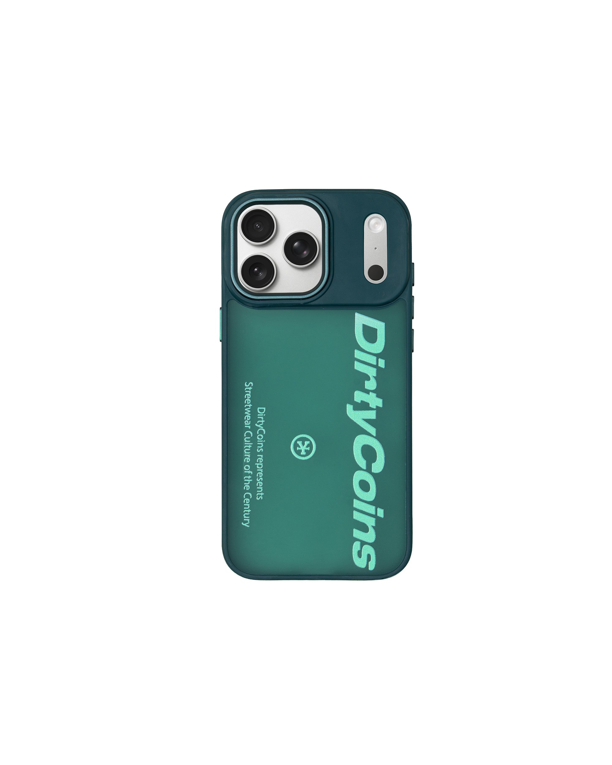 Matte DirtyCoins Logo Type Green Iphone Case