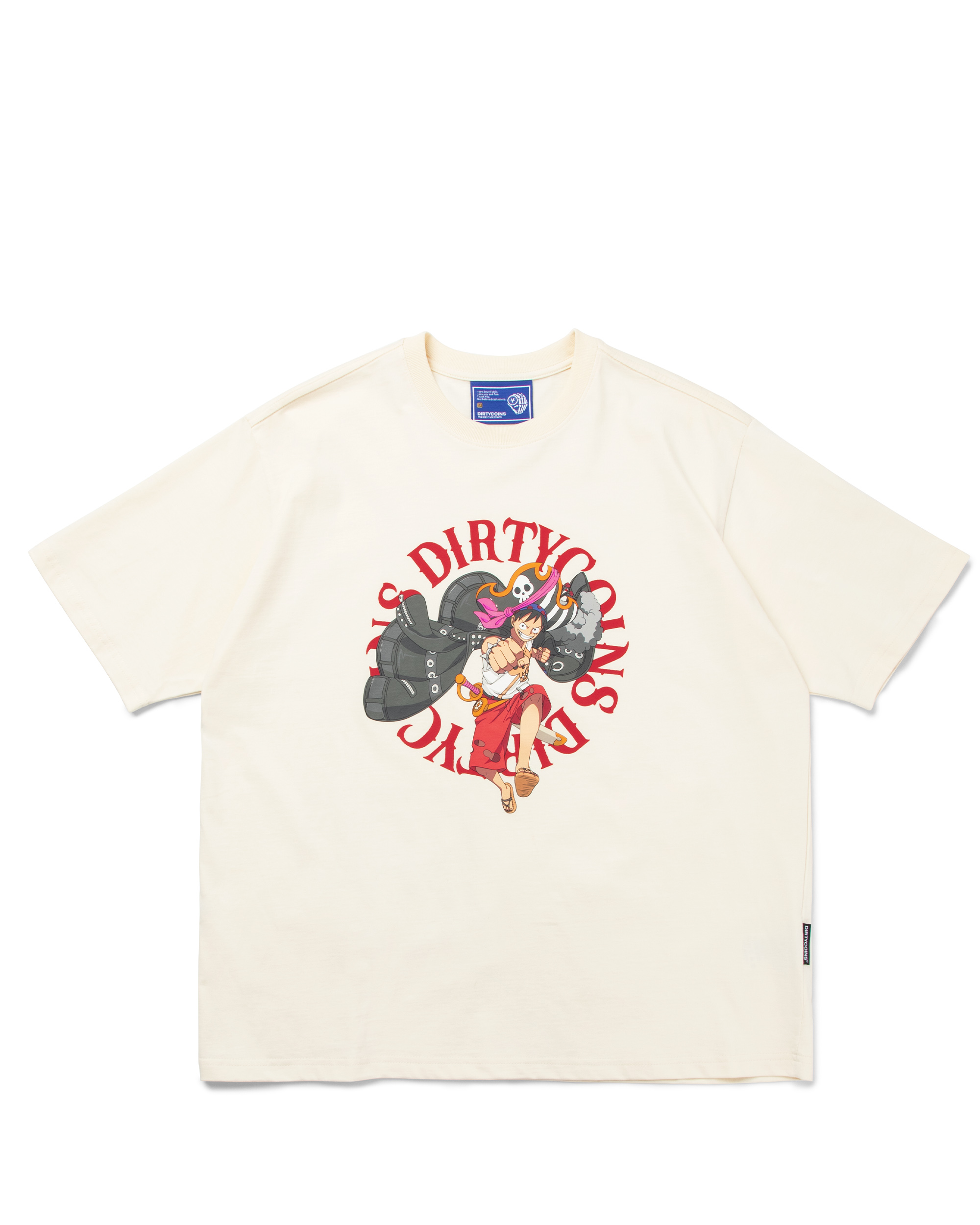 DC x OPF:R Luffy T-shirt - Cream