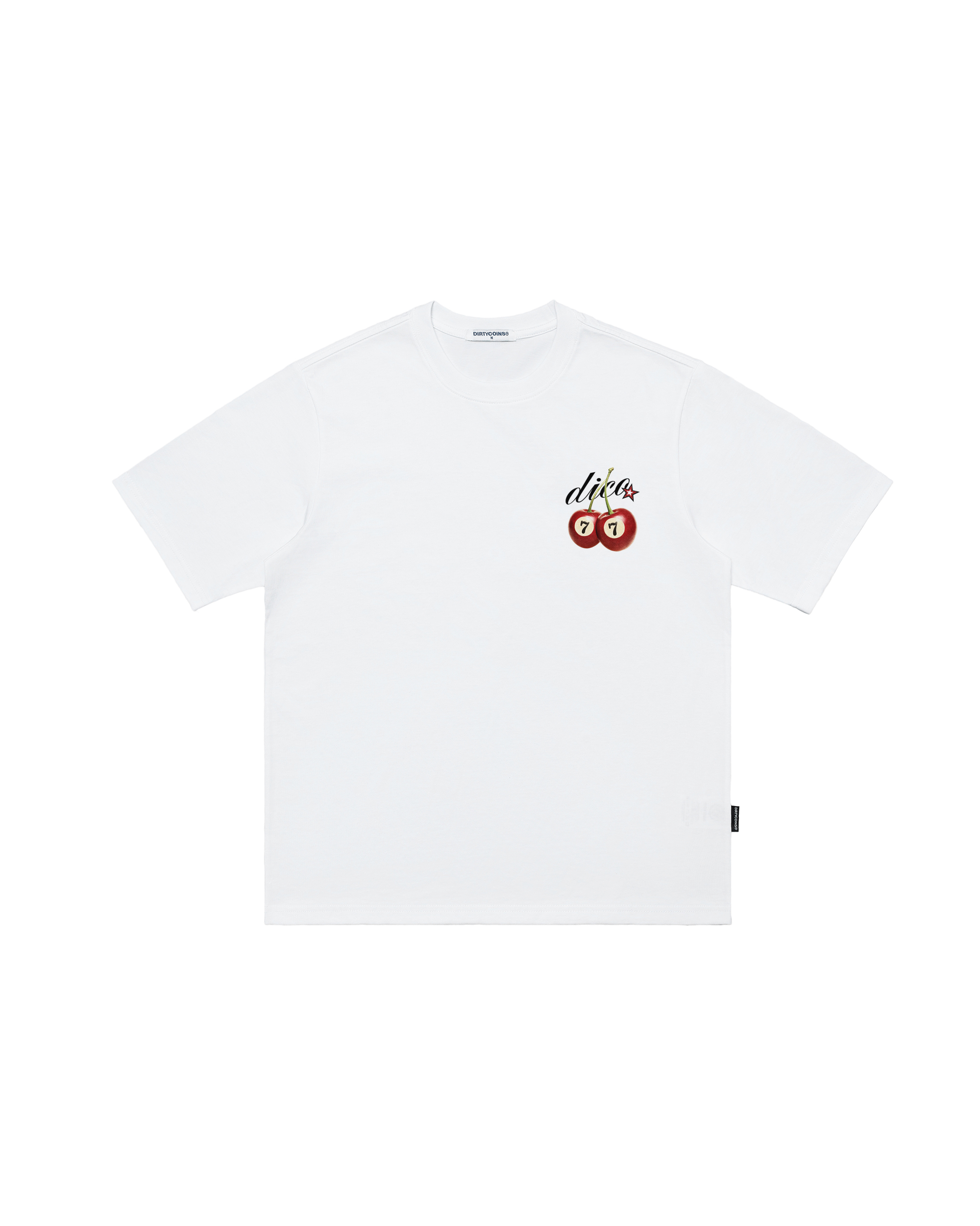 DirtyCoins Seven Cherry T-Shirt White