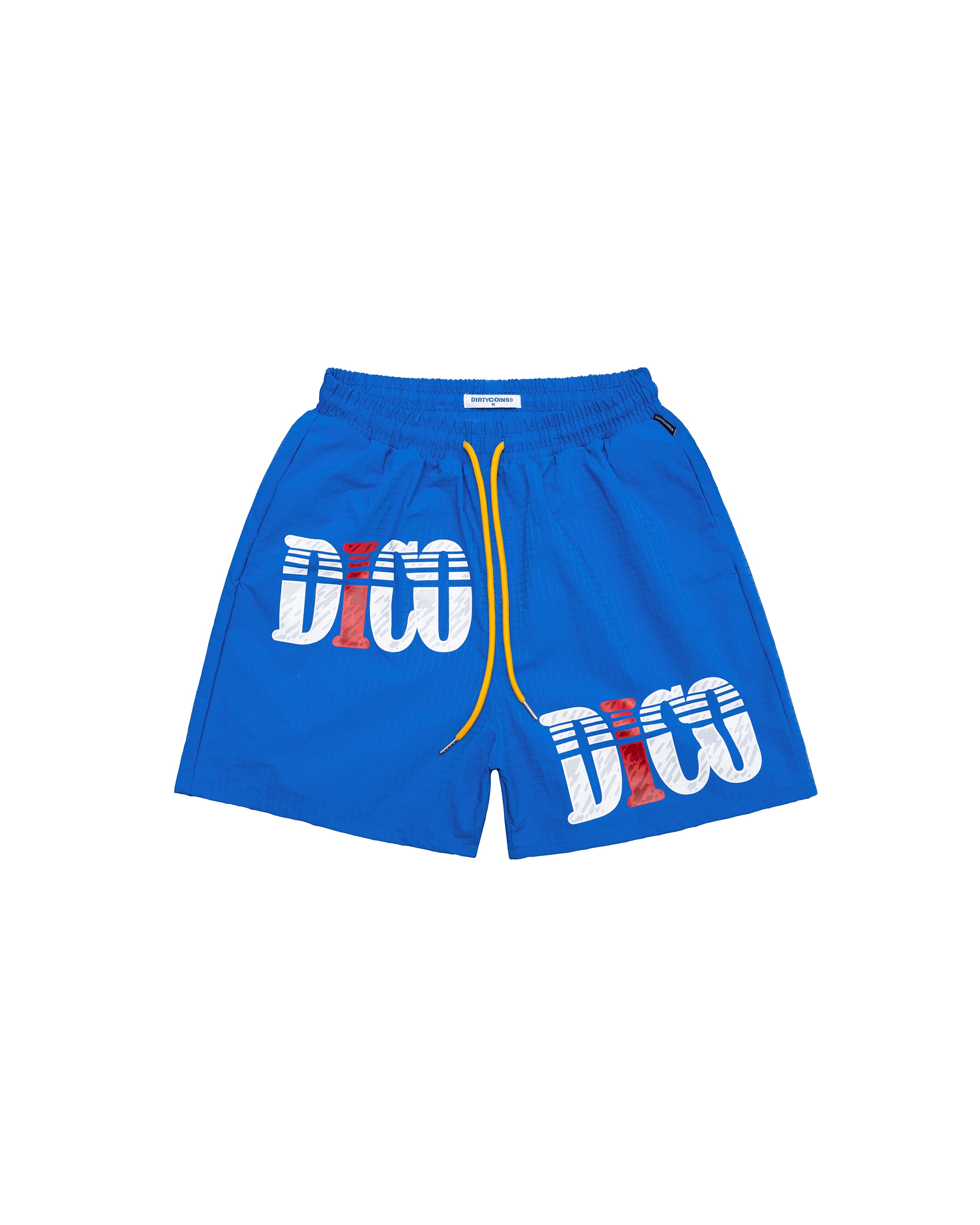 Dico Printed Ripstop Shorts Blue