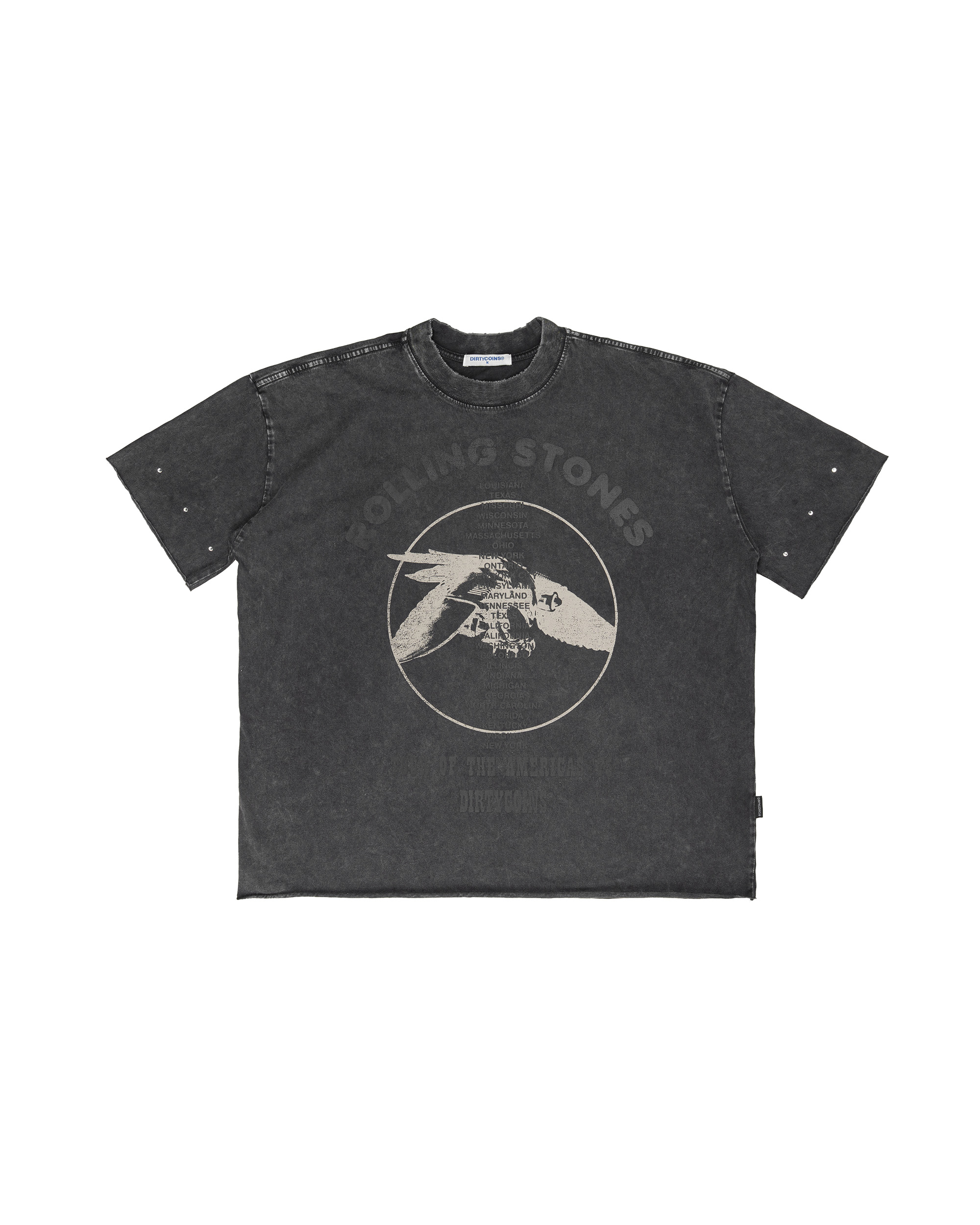 DCxRS Eagle Jet 2 American Wash T-Shirt Black