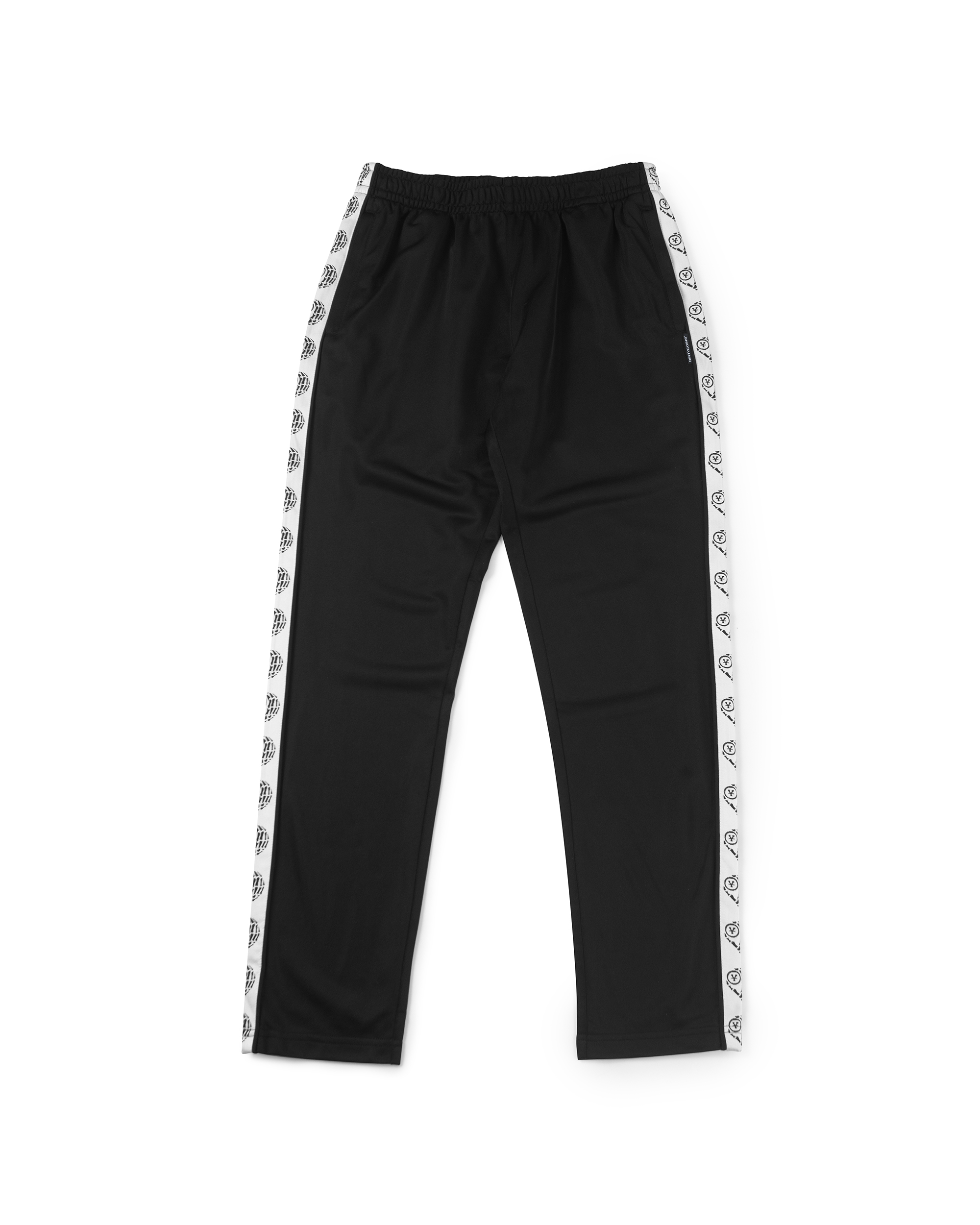 Striped Track Pants - Black