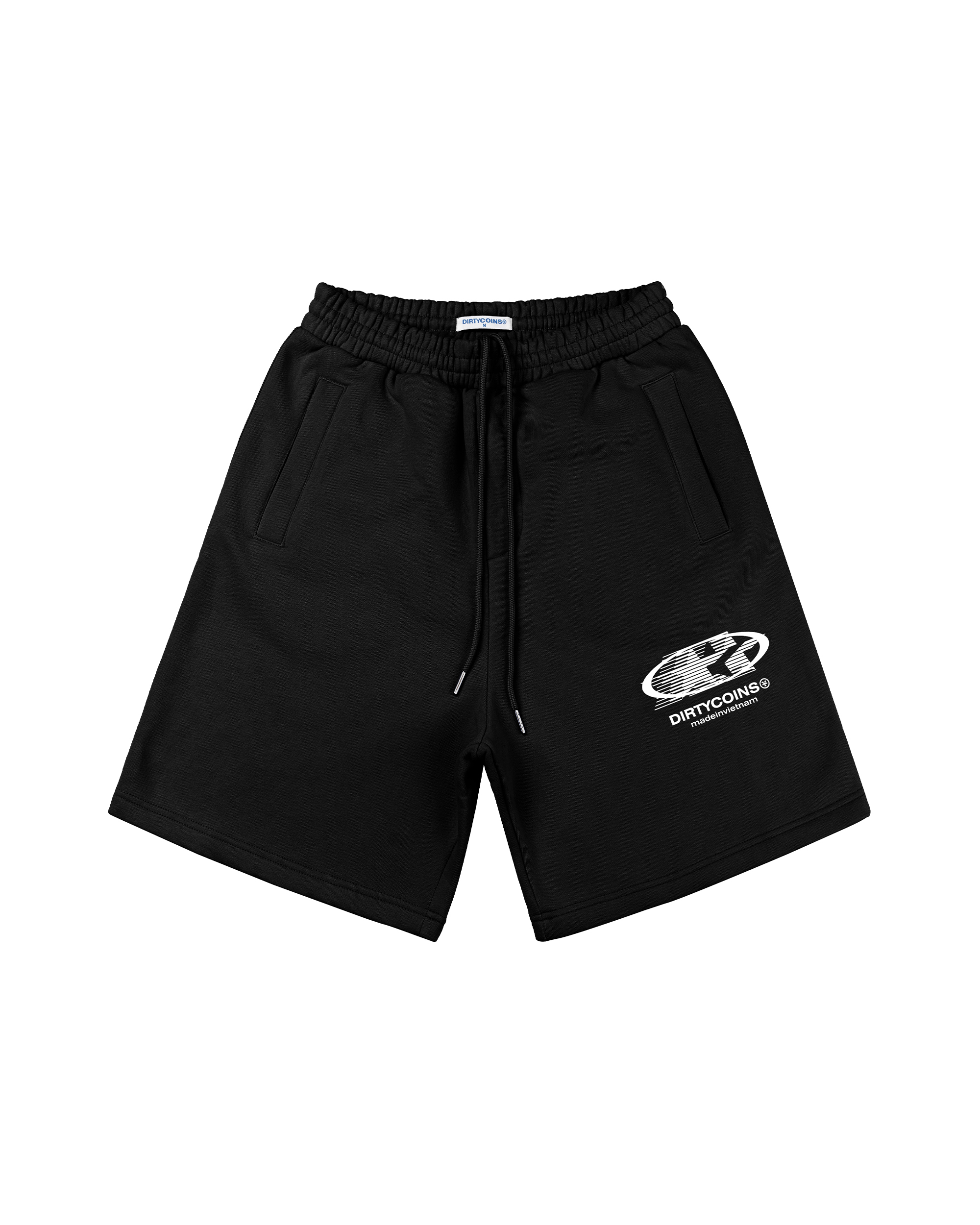 DirtyCoins Star Sweatshorts - Black