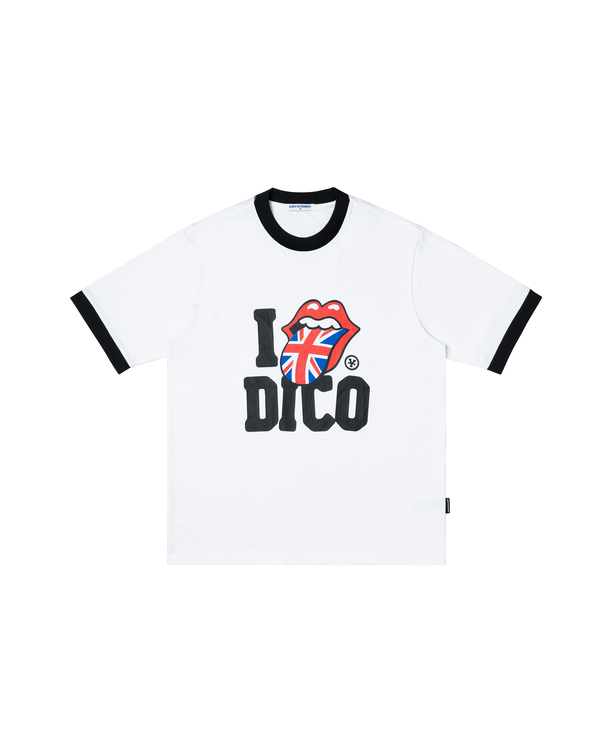 DCxRS UK Tongue Ringer Tee White