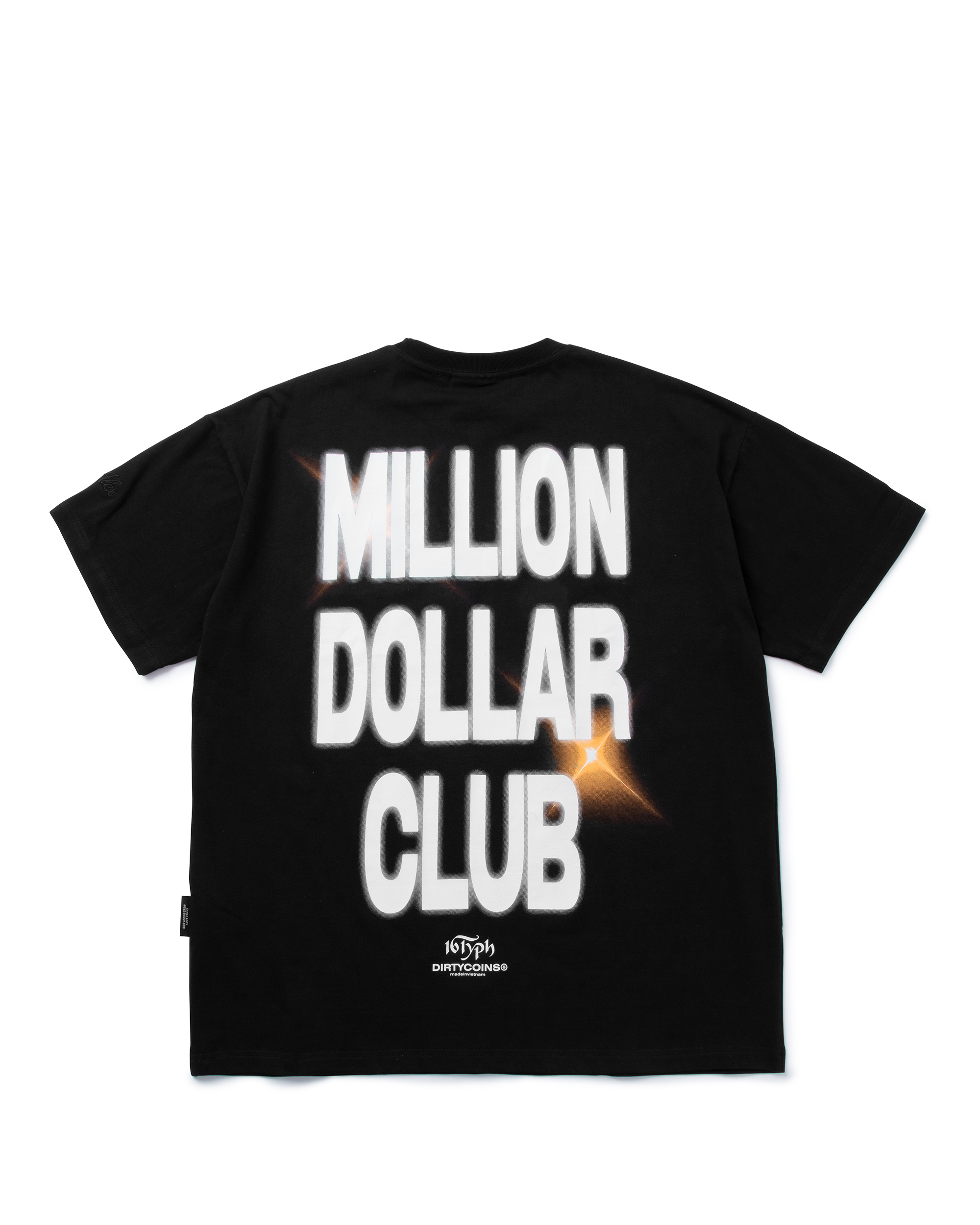 16 Typh - Million Dollar Club: Bling T-shirt - Black