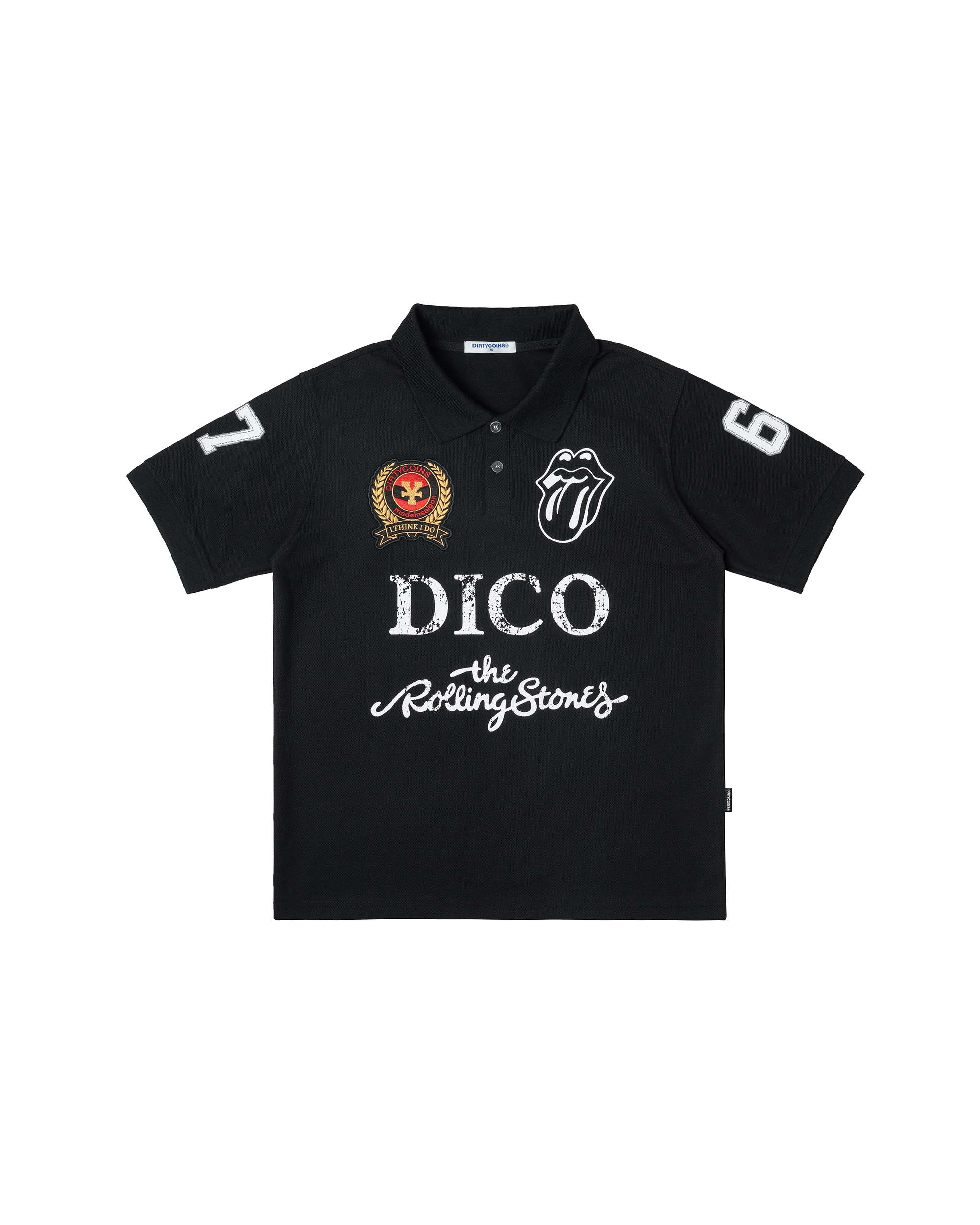DCxRS Classic Patches Polo Black