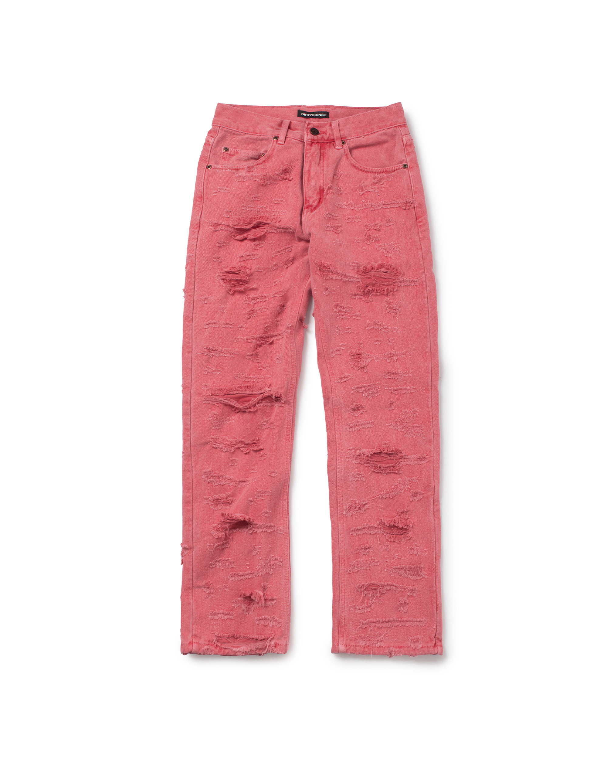 Over Distressed Jeans