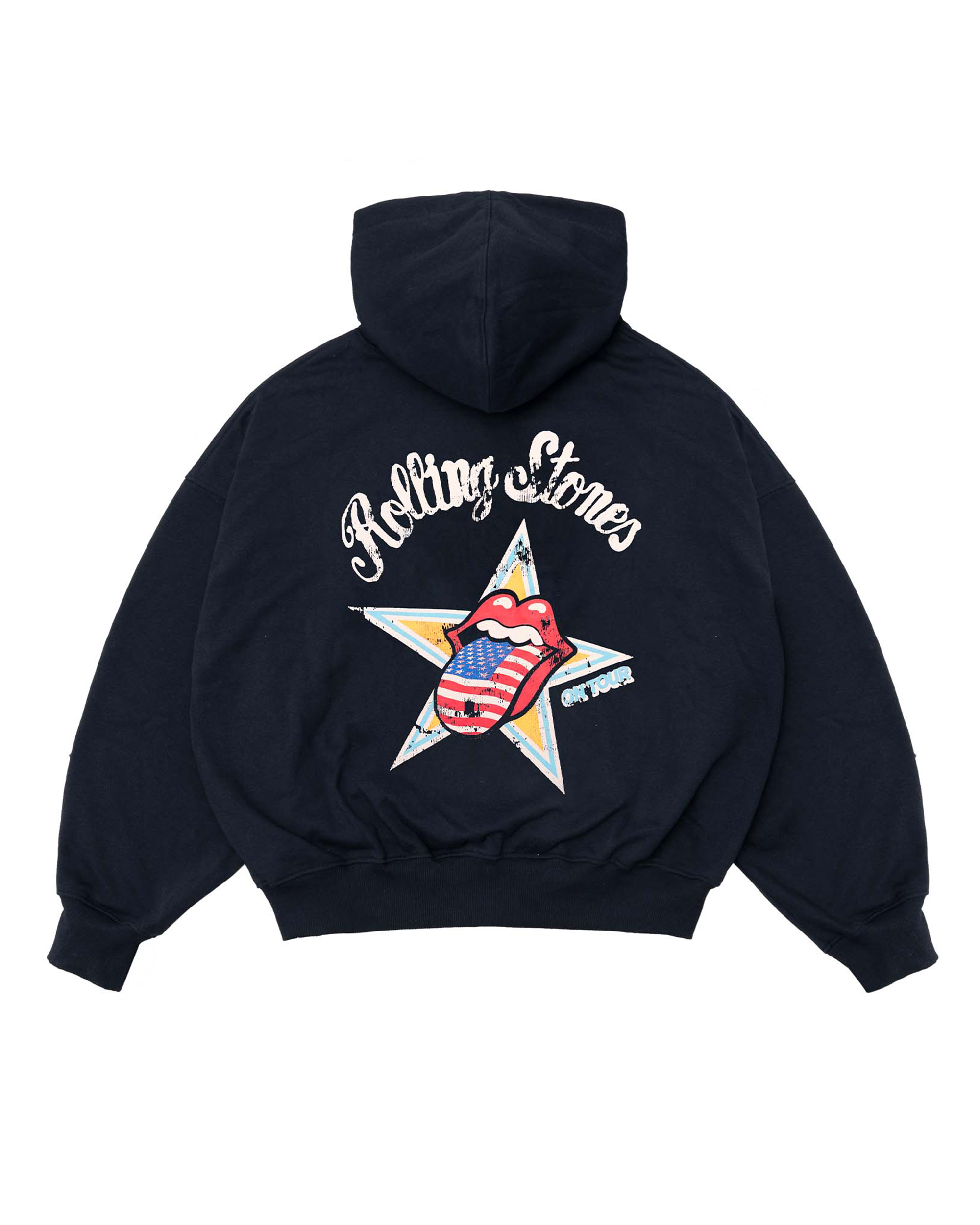 DCxRS American Tongue Zip-Up Hoodie Navy