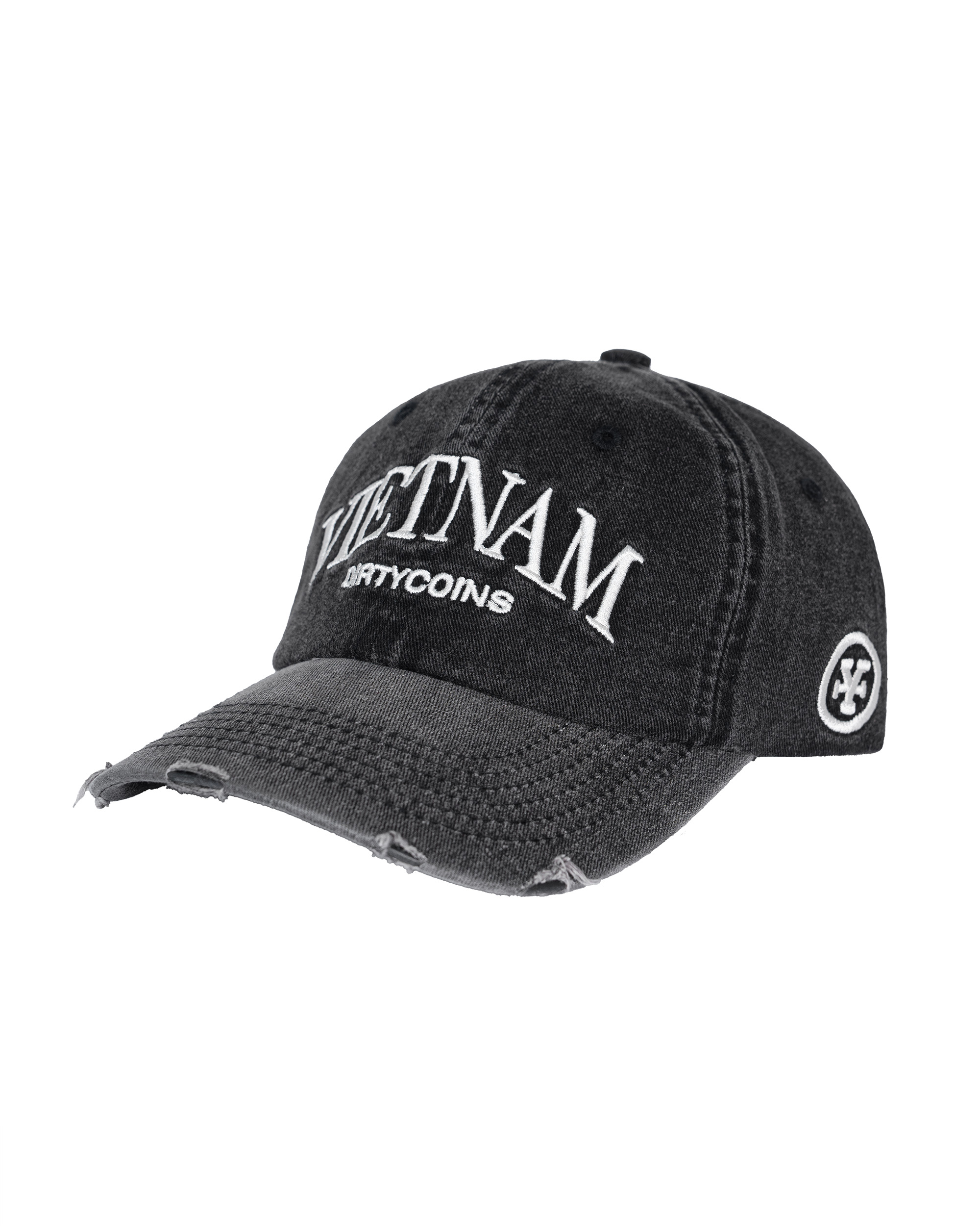 Vietnam Denim Cap - Black