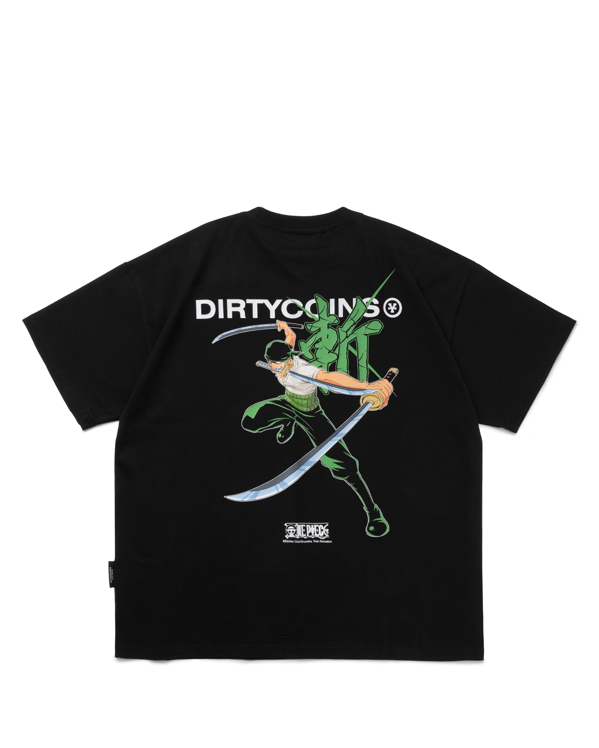 DC x OP Zoro Kanji T-shirt - Black