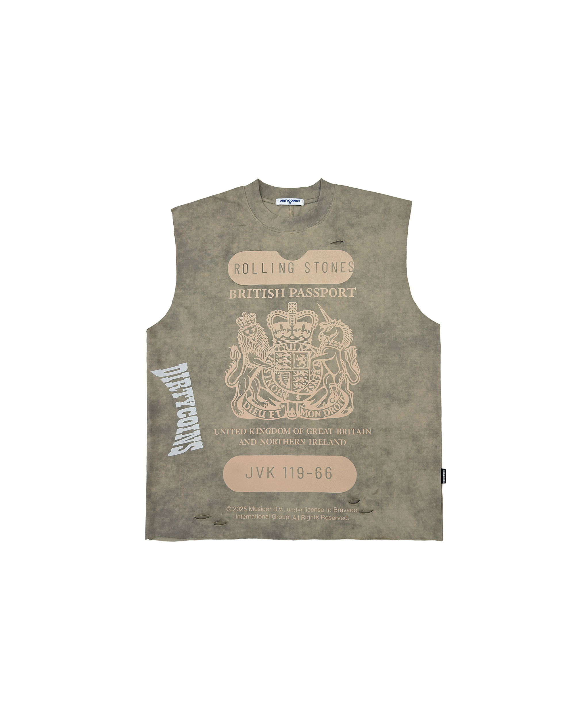 DCxRS British Passport Washed Tank Top