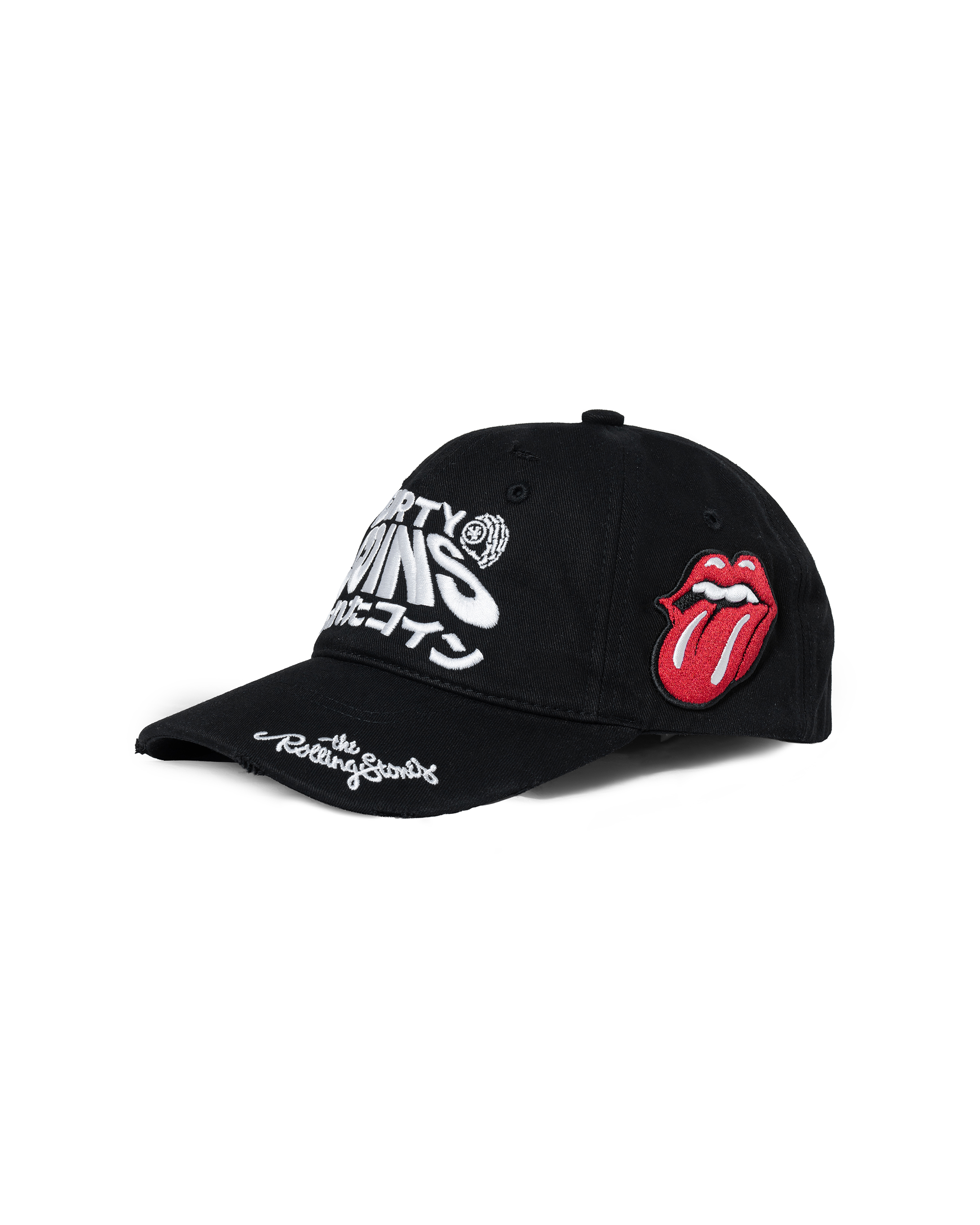 DCxRS Logo Wavy Embroidery Cap Black