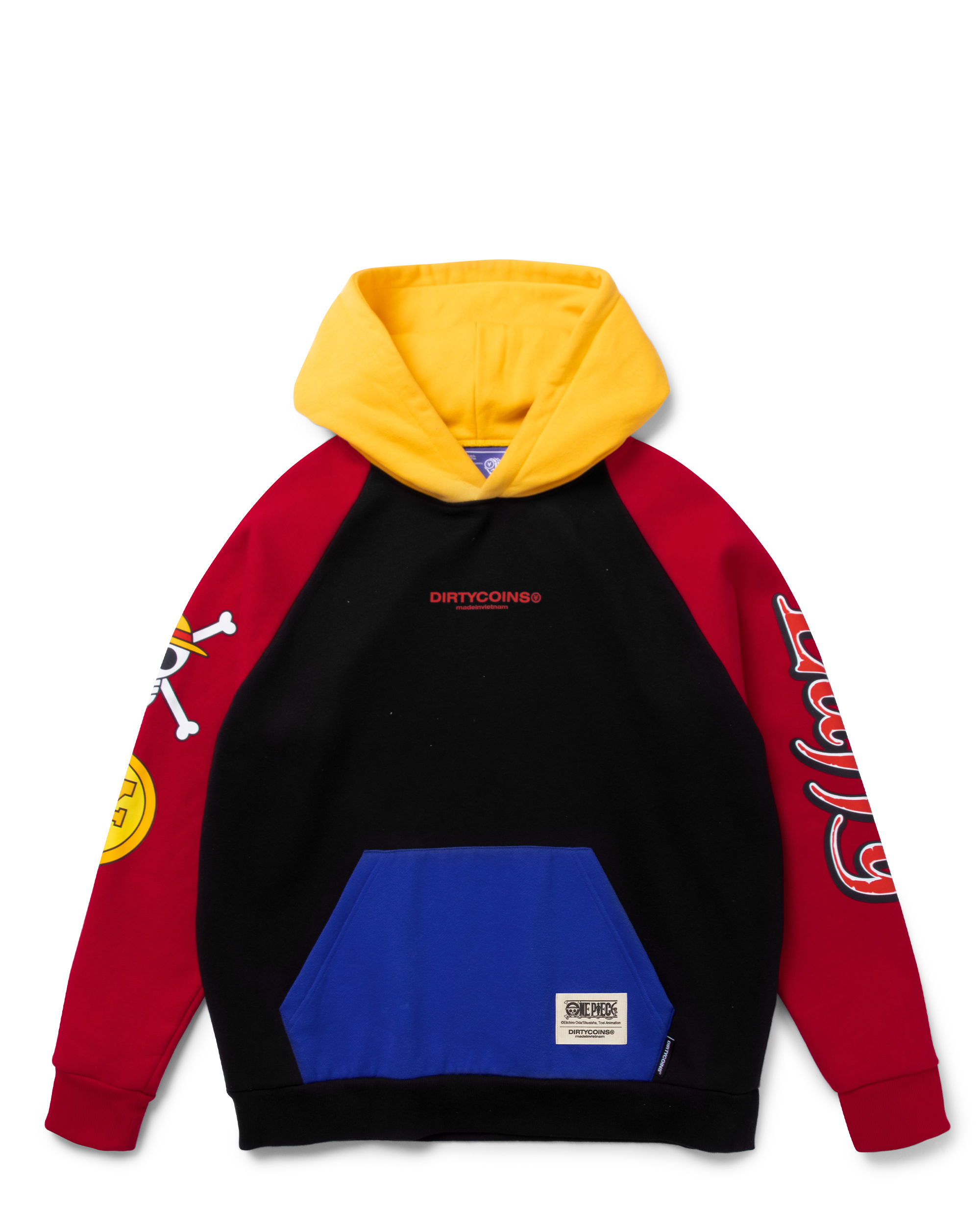 DC x OP Luffy Raglan Hoodie - Multicolor