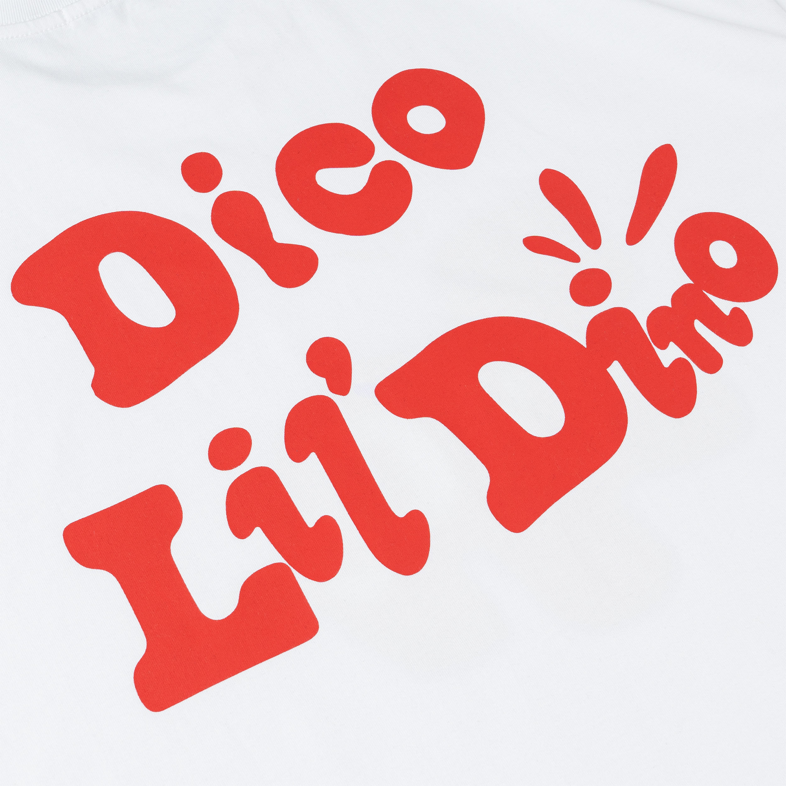 Dico Lil Dino Red T-shirt - White