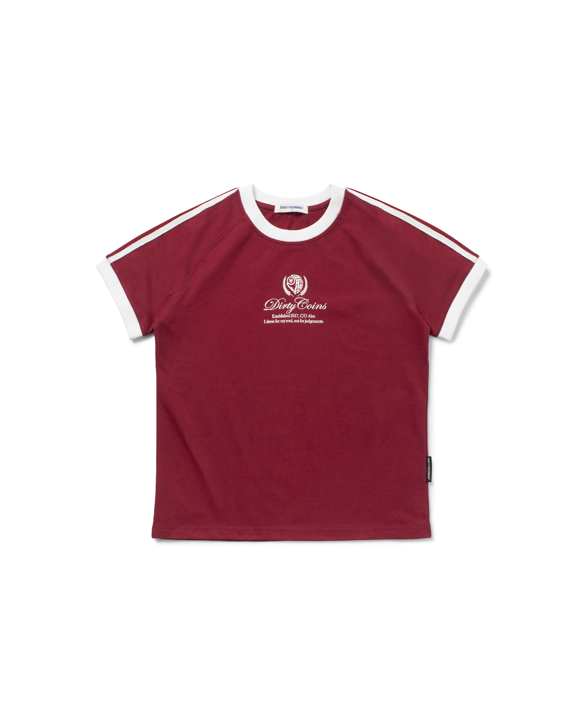 Academy Raglan Women T-shirt - Burgundy
