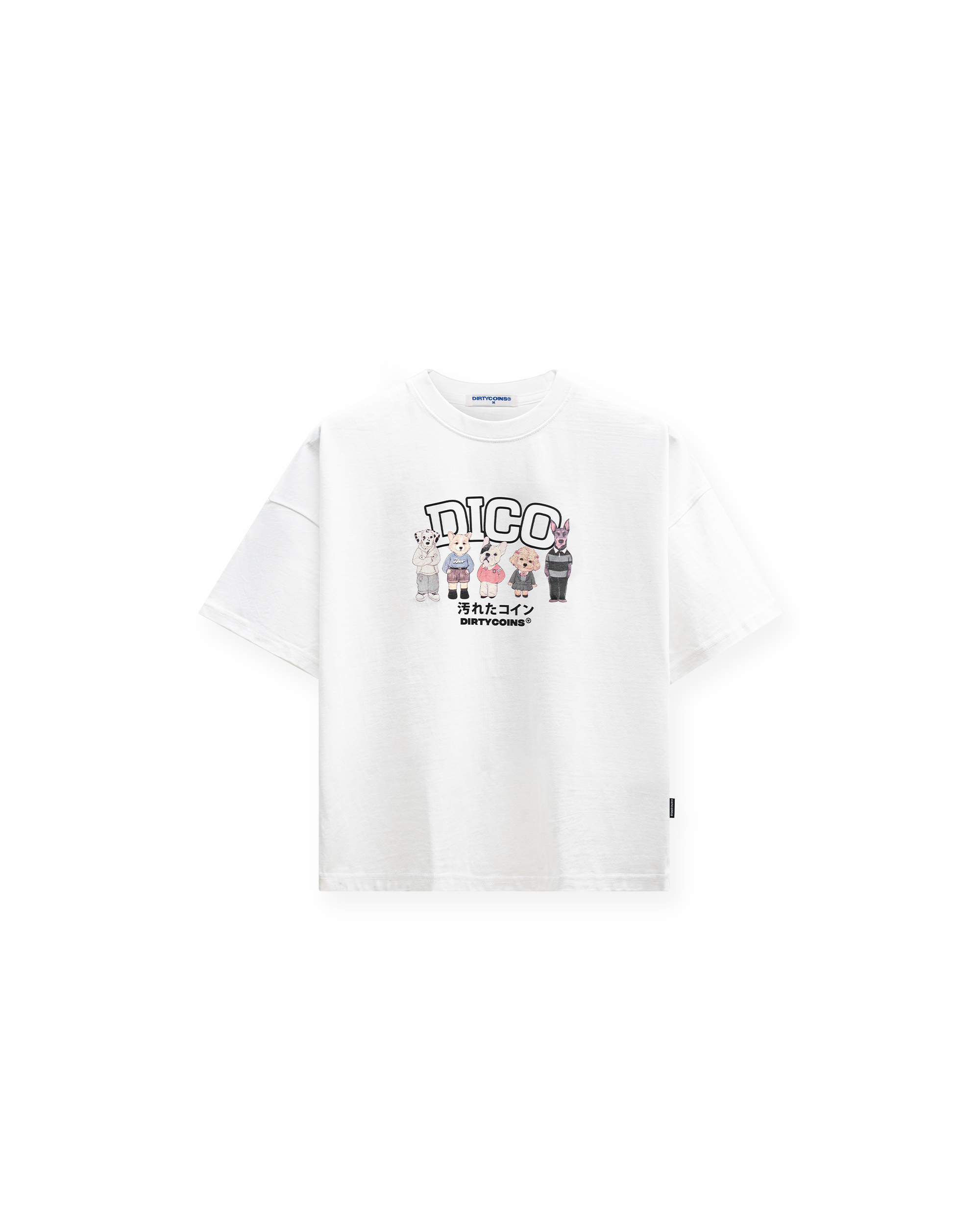 Puppies Hangouts Relaxed Boxy T-shirt White
