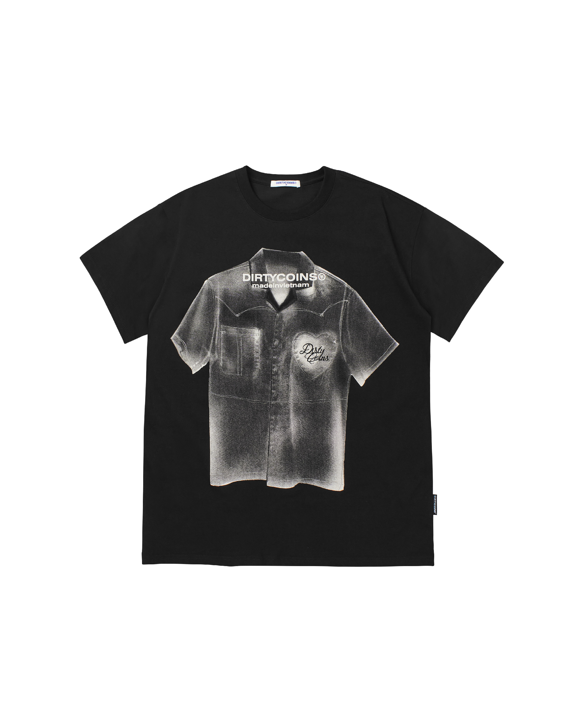 Trompe L'oeil Relaxed T-shirt - Black