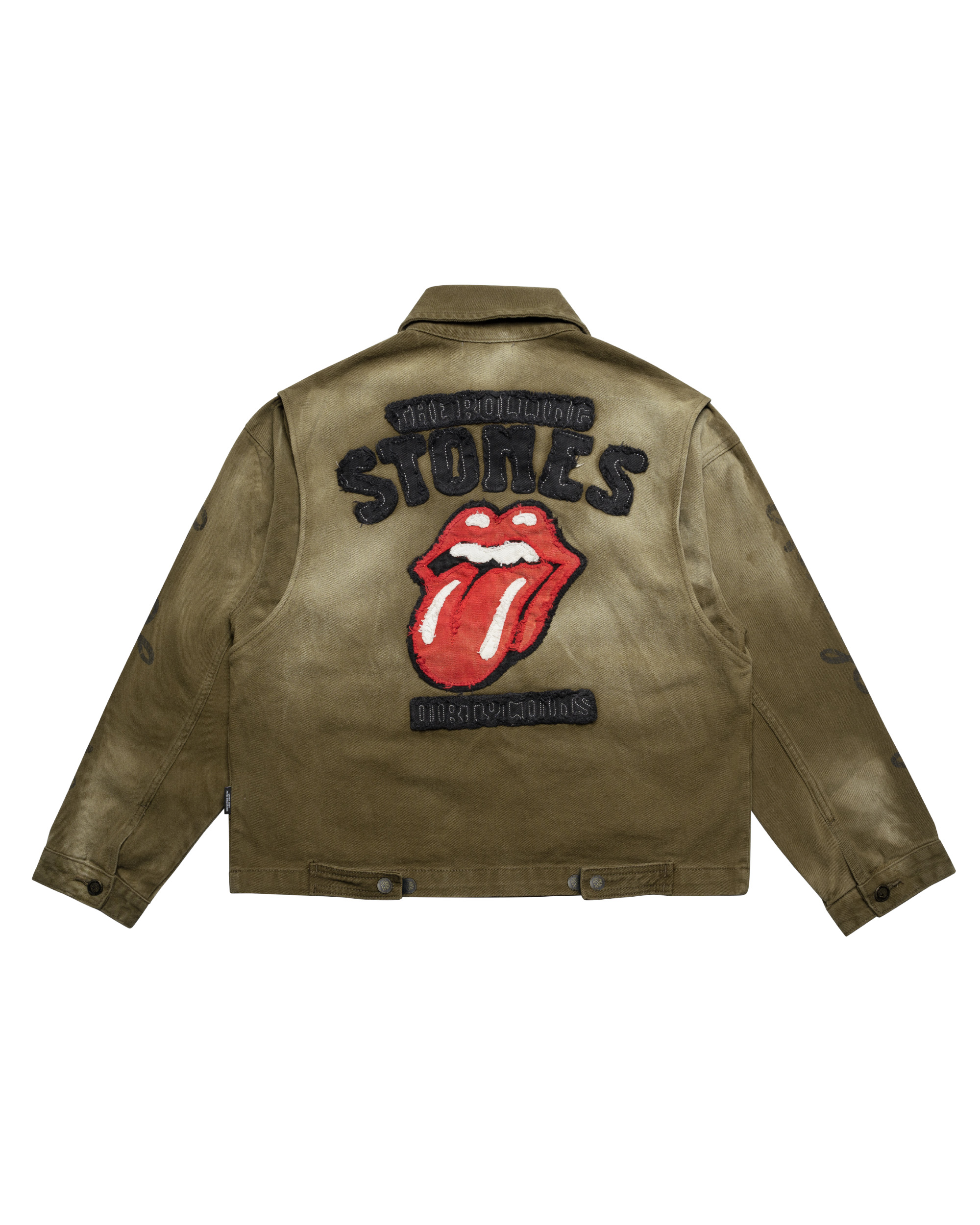 DCxRS Sheriff Patches Zip Up Denim Jacket