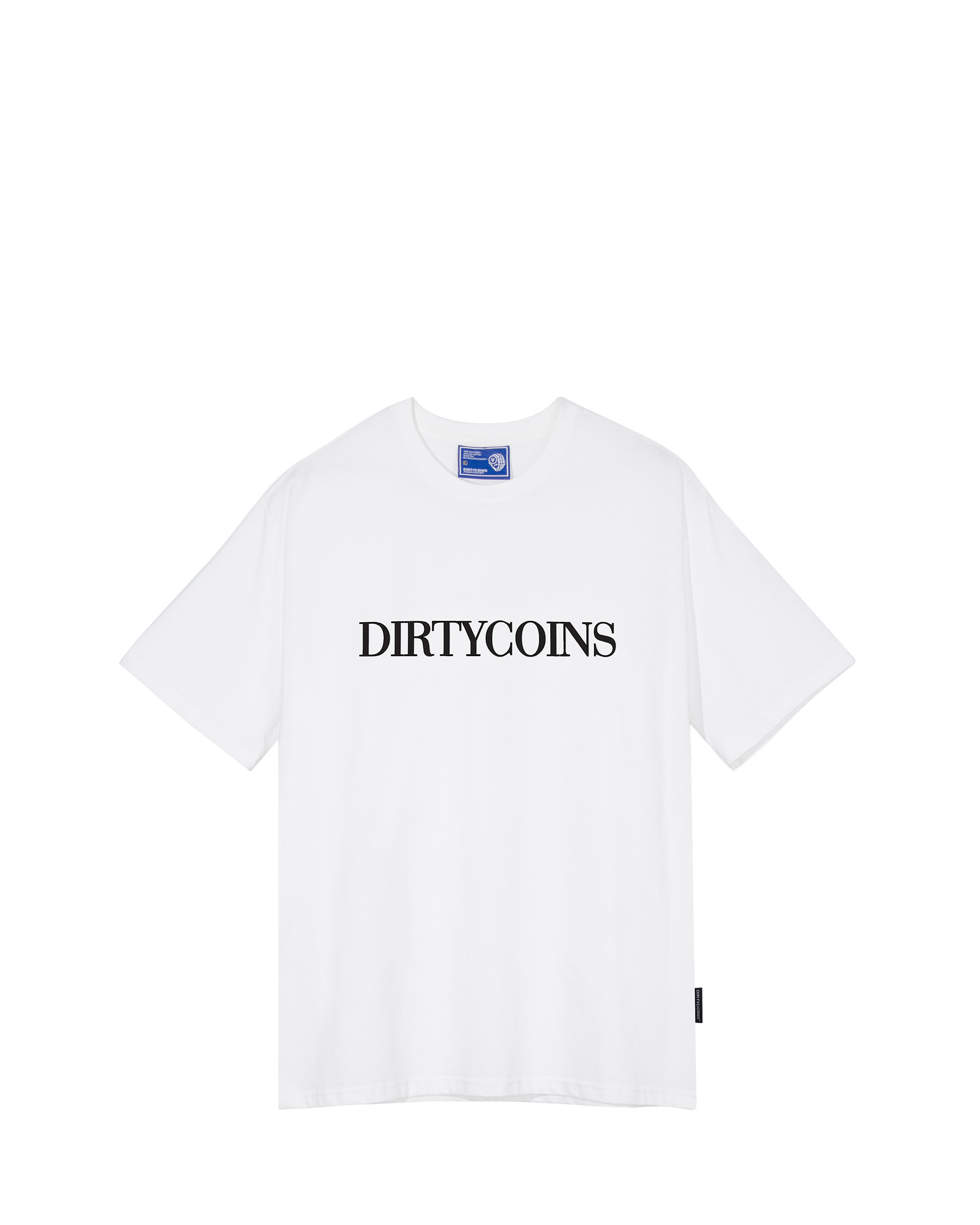DirtyCoins Serif T-Shirt - White
