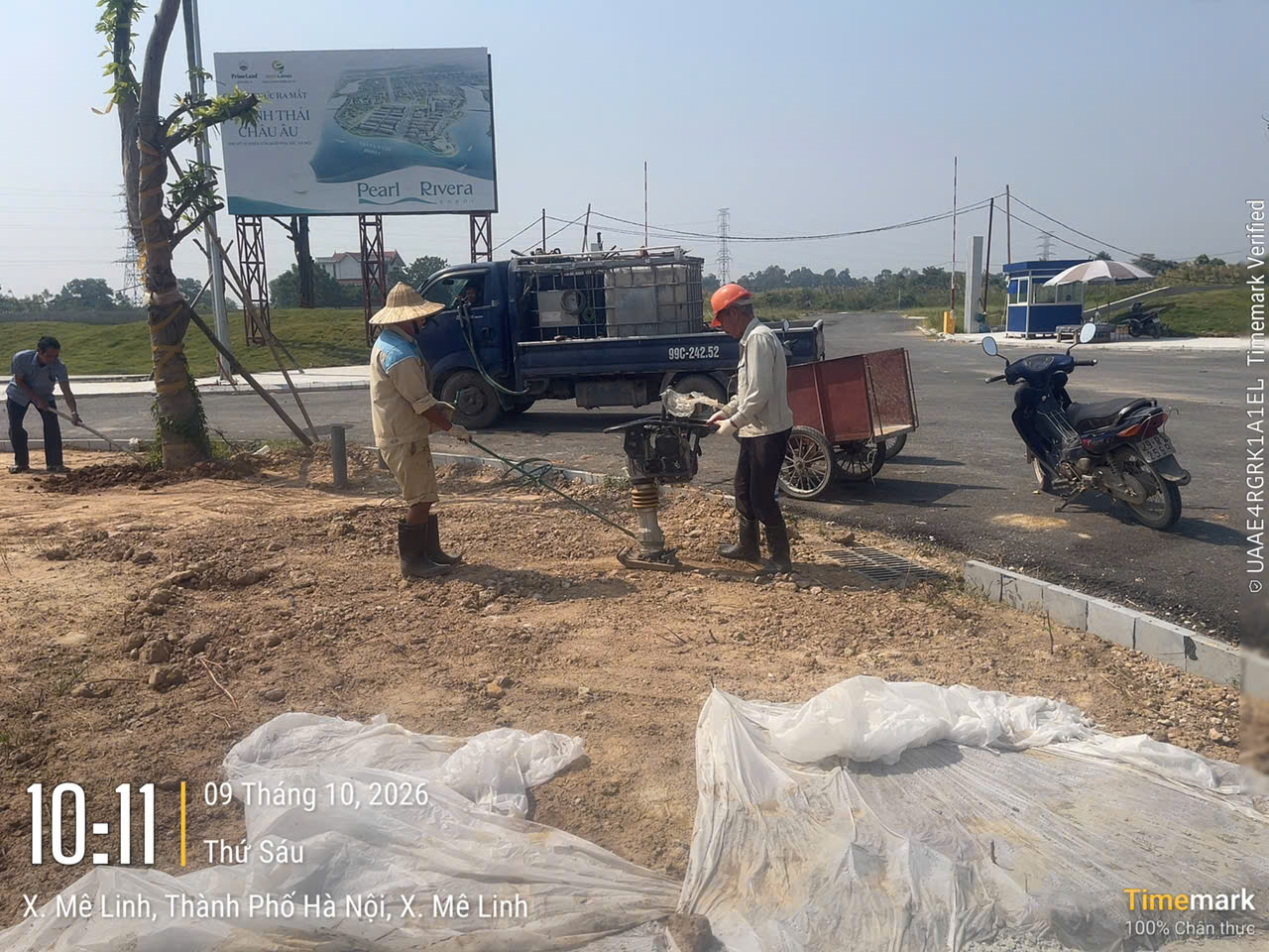 ( CẬP NHẬT ) ĐẨY MẠNH TIẾN ĐỘ THI CÔNG HẠ TẦNG KỸ THUẬT TẠI DỰ ÁN KHU NHÀ Ở LÀNG HOA TIỀN PHONG – THÁNG 10/2026