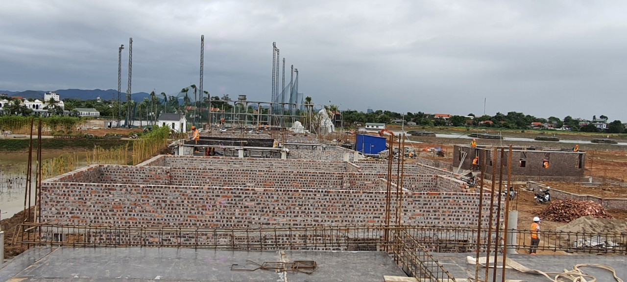 [Cập nhật] Tiến độ thi công dự án Vườn Vua Resort tháng 11/2021