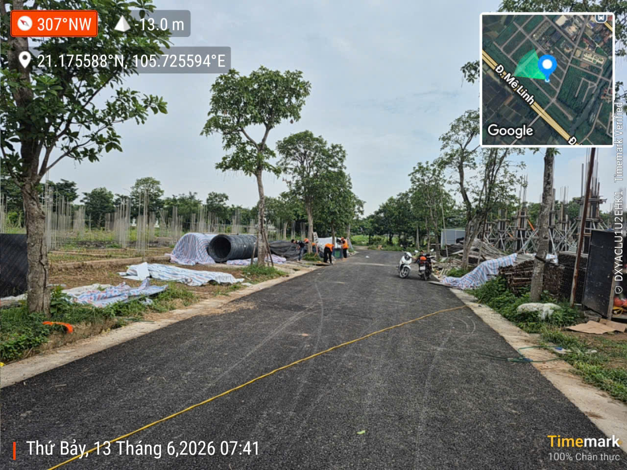 [CẬP NHẬT] TIẾN ĐỘ THI CÔNG DỰ ÁN KHU ĐÔ THỊ MỚI CEO MÊ LINH (CEOHOMES HANA GARDEN) THÁNG 06/2026