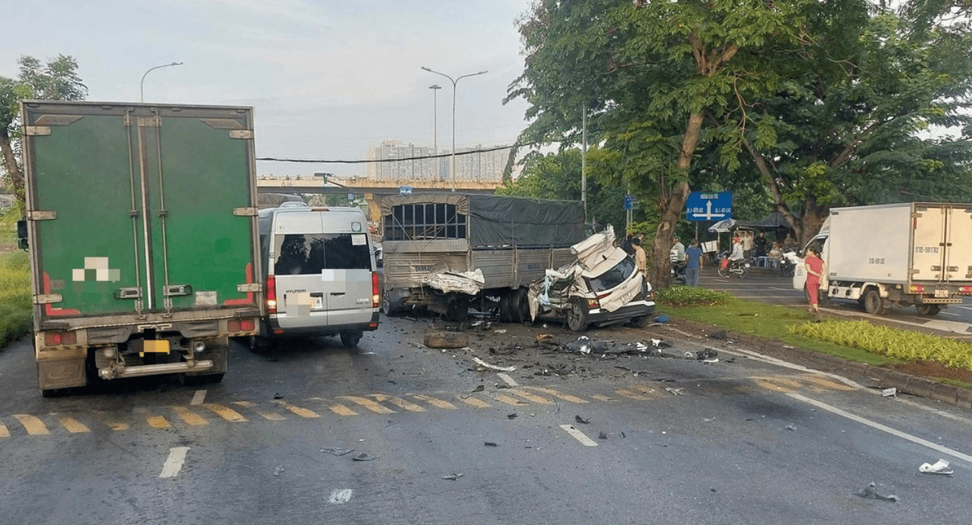 hiện trường vụ tai nạn