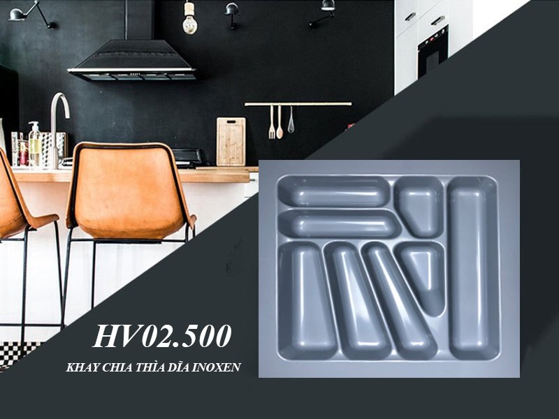 Khay Chia Thìa Dĩa Inox 304 Giải pháp tối ưu cho không gian tủ bếp