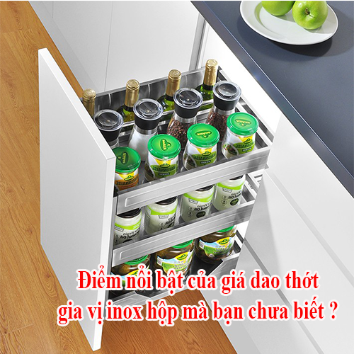 Điểm nổi trội của giá để dao thớt phụ kiện thông minh bếp