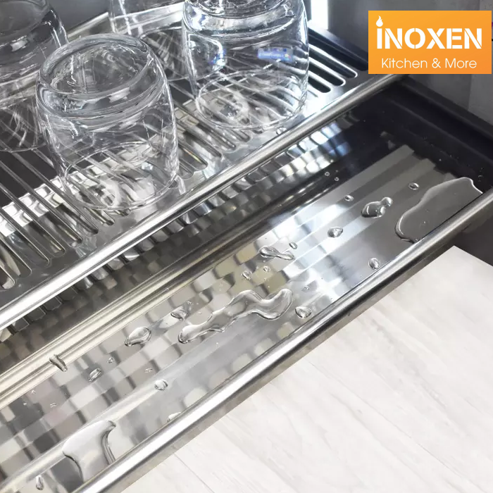 Các loại giá đựng bát đĩa inox phổ biến ở Việt Nam